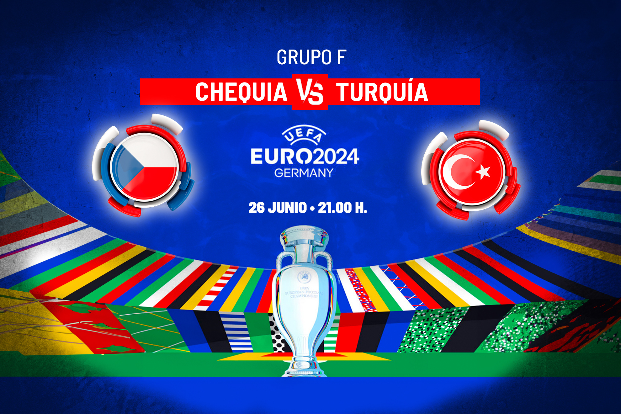 Horario y dónde ver el Chequia - Turquía de la Eurocopa 2024