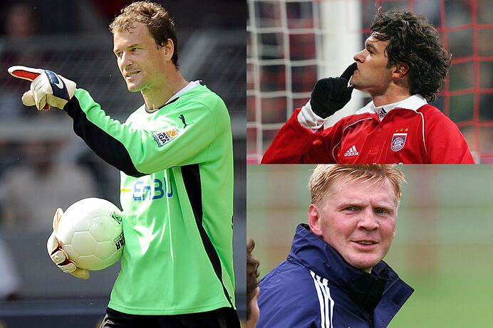 Lehmann, Ballack y Effemberg.