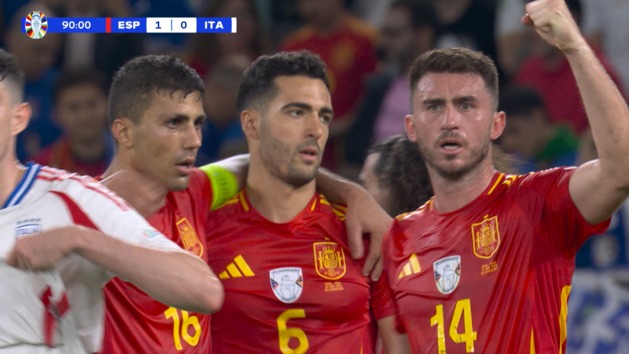 España 1-0 Italia: resumen y goles  Eurocopa (J2)