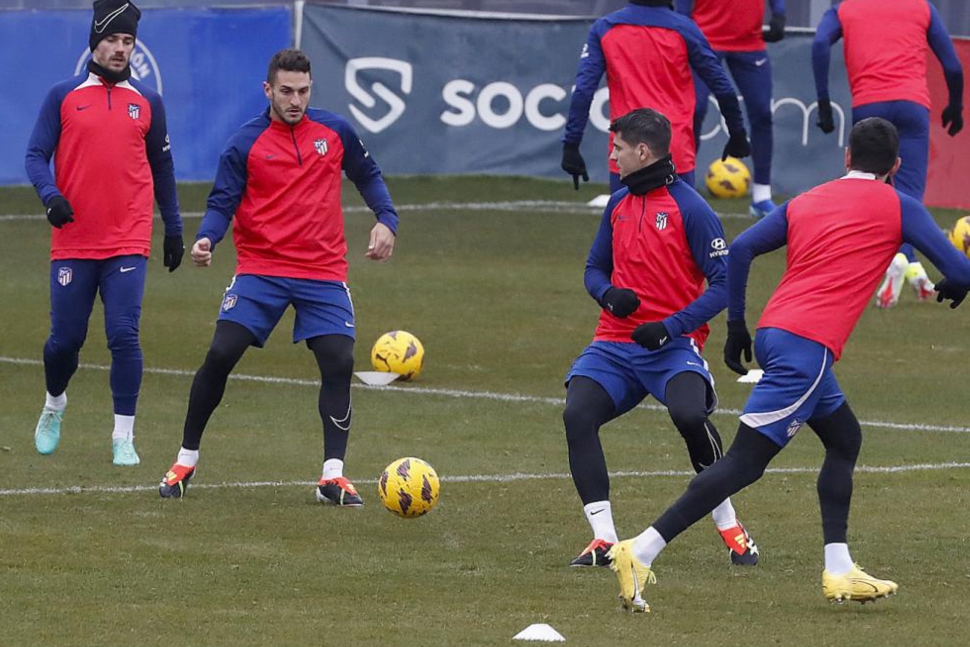 Entrenamiento del Atlético