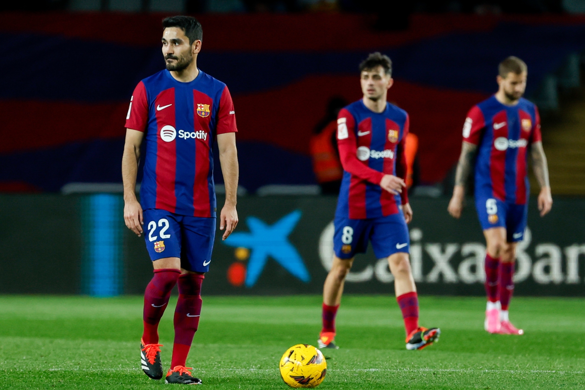 Gündogan, Pedri e Íñigo Martínez.