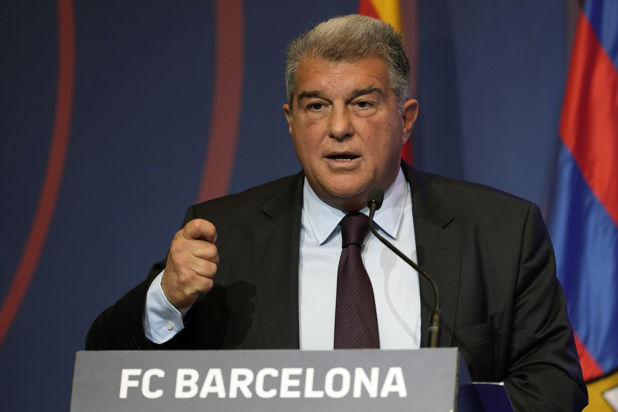 Joan Laporta, presidente del Barcelona.