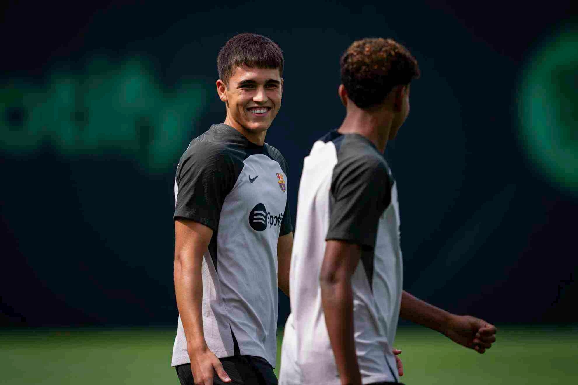 Pau Cubarsí y Lamine Yamal