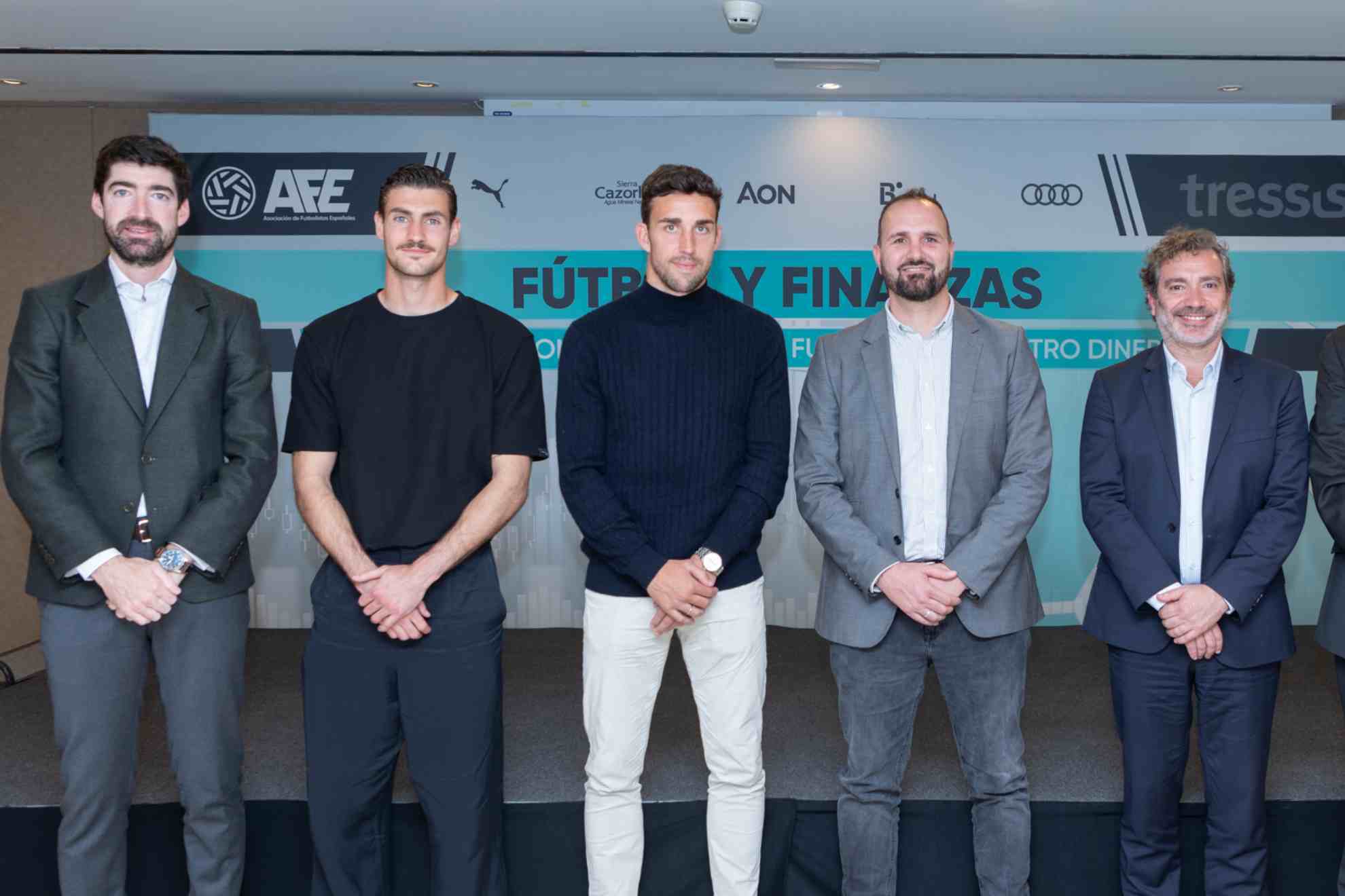 De izquierda a derecha: Javier Arizmendi, Diego Conde, Jaime Mata, Óscar González e Ignacio Chinarro. / AFE