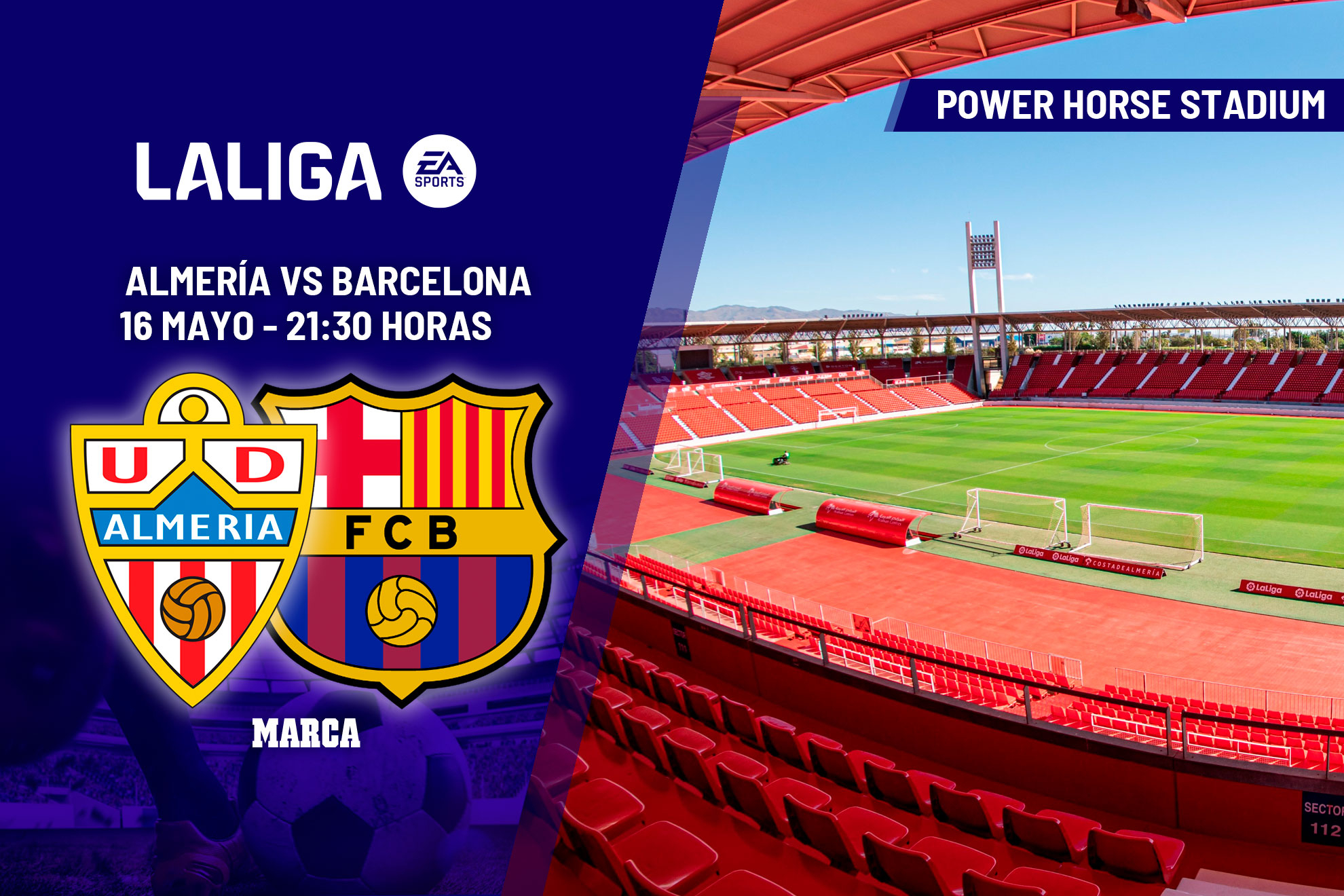 A qué hora es, dónde ver en TV y canal del Almería - Barça.