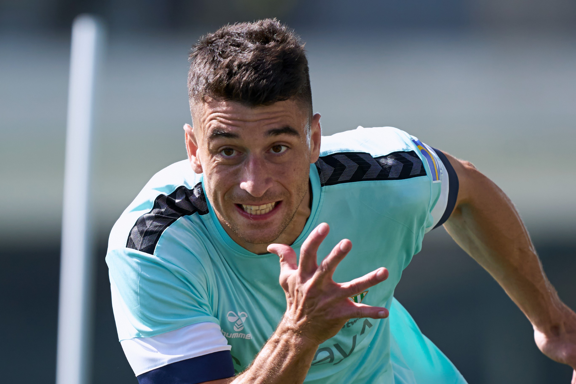 Marc Roca, en un entrenamiento