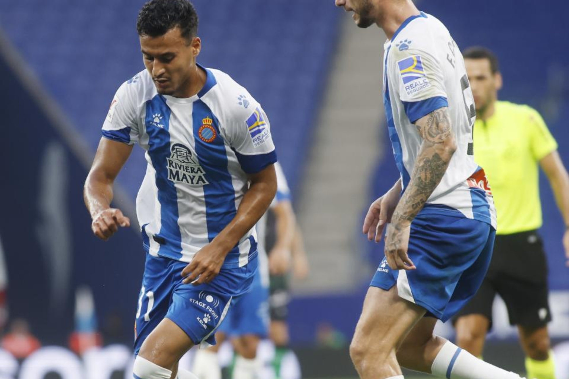 Omar El Hilali, durante un partido.