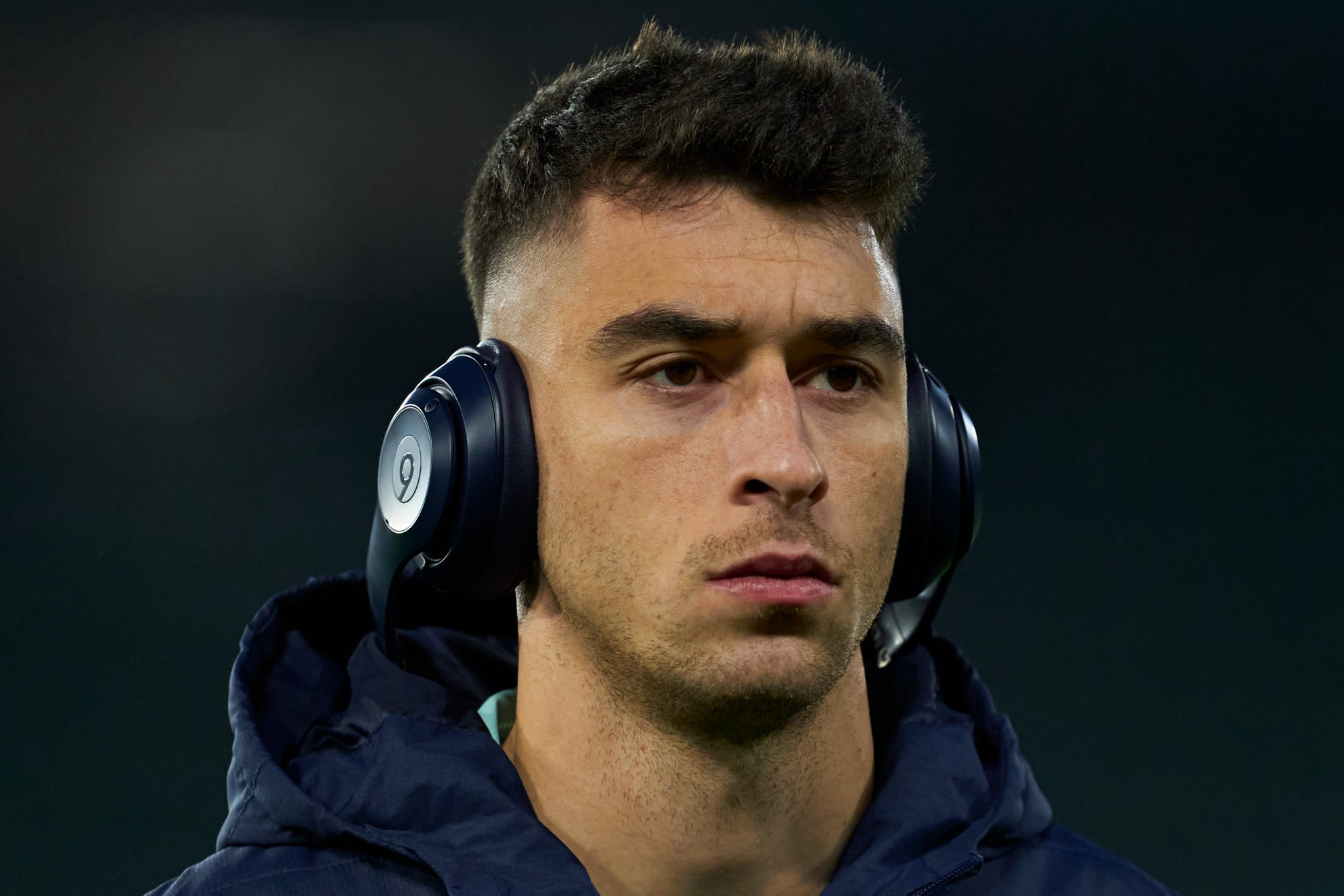 Marc Roca, antes de un partido