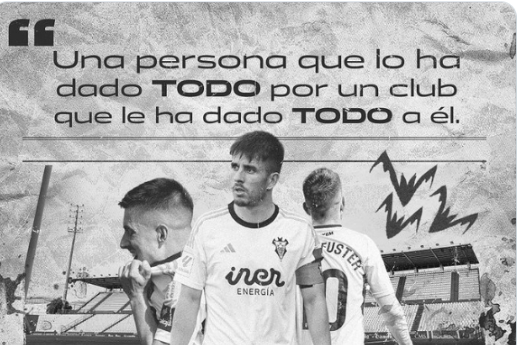 Despedida del Albacete a Manu Fuster.