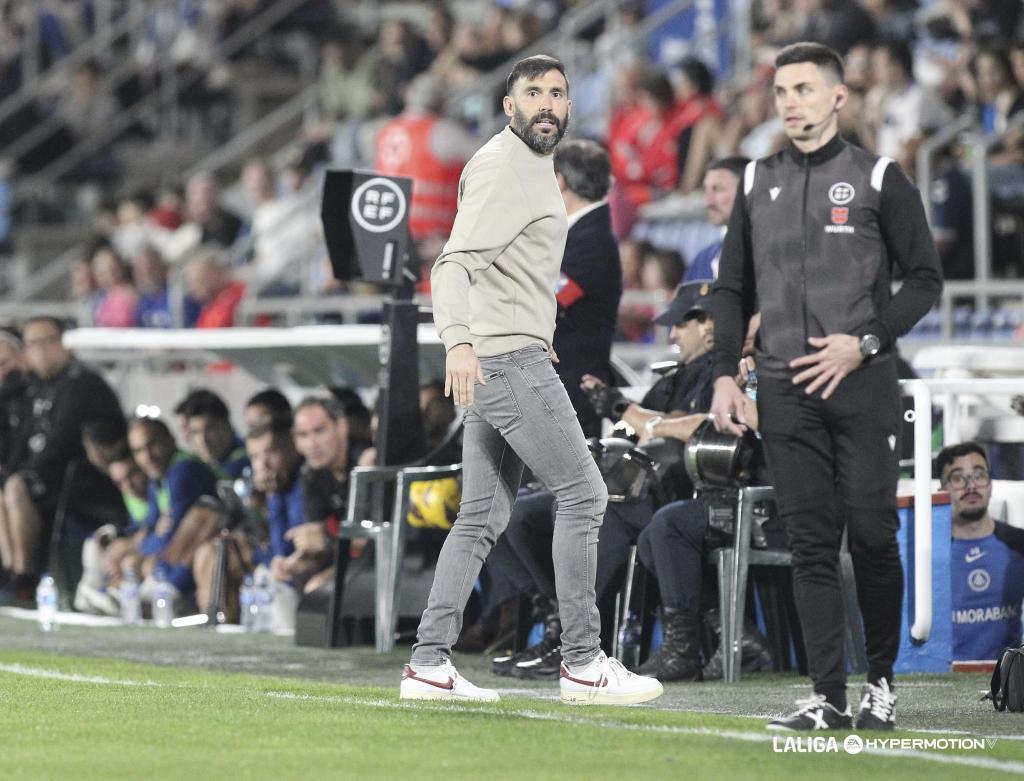 Eder Sarabia, en un partido de esta temporada al frente del Andorra