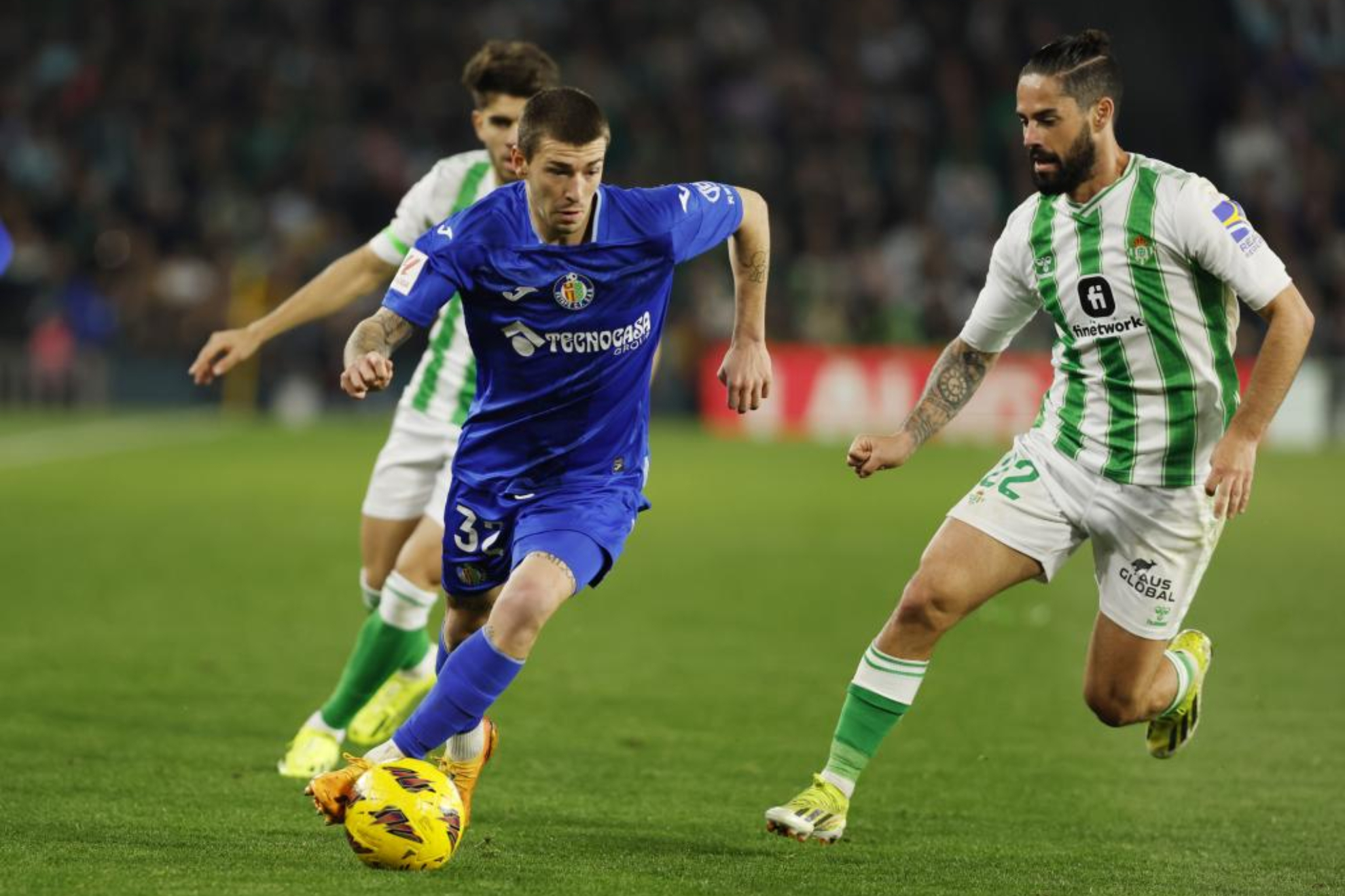 Jordi Martín en un partido de liga ante el Betis.