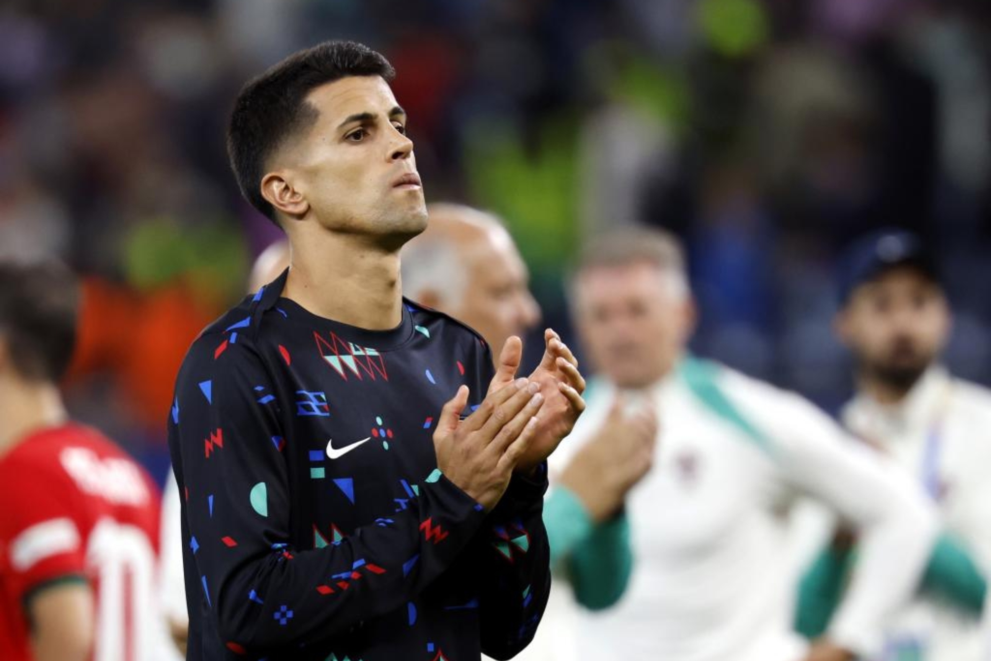 Cancelo, durante la Eurocopa.