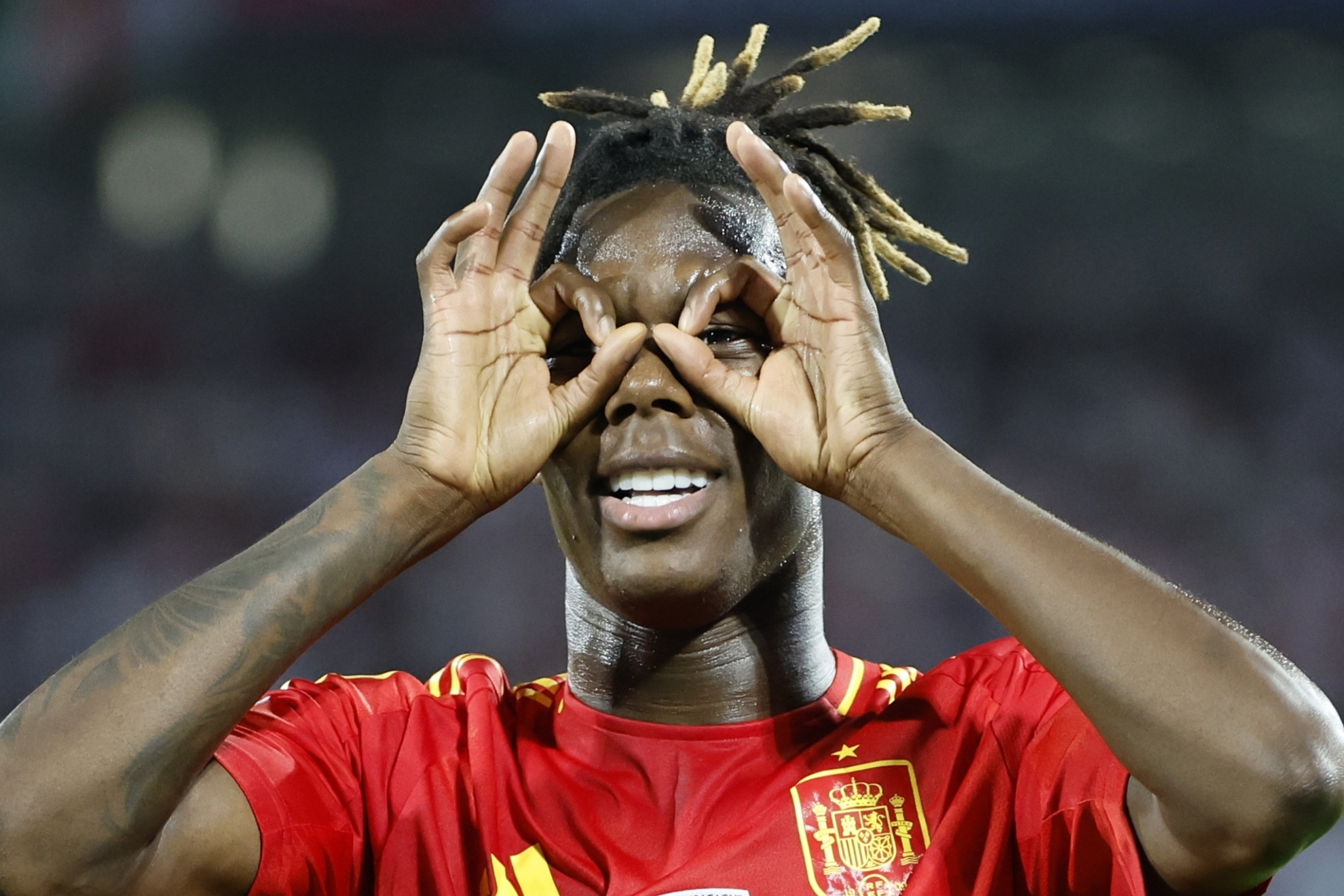 Nico Williams, jugador del Athletic y de la selección.