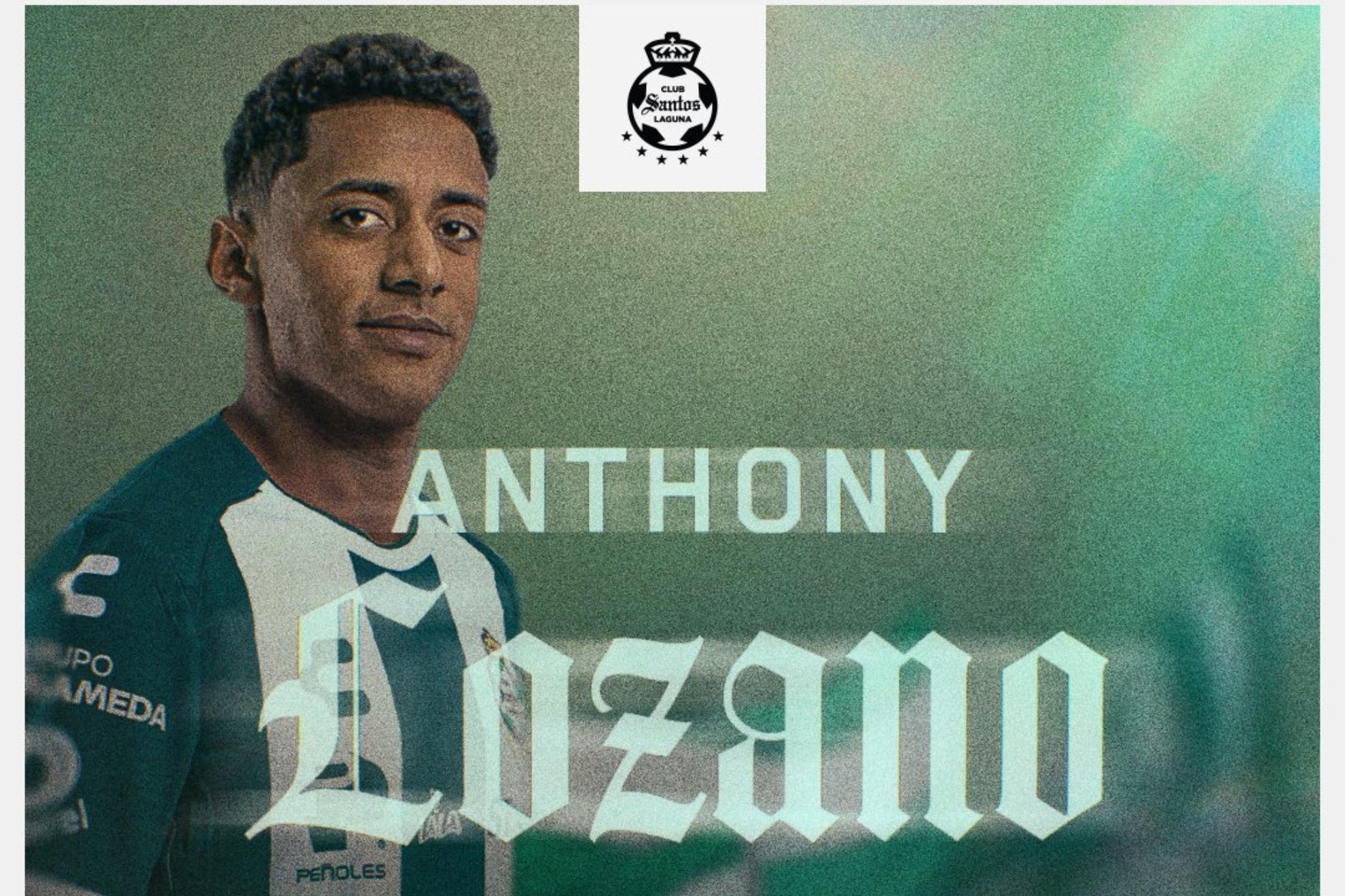 El 'Choco' Lozano nuevo jugador del Santos Laguna.