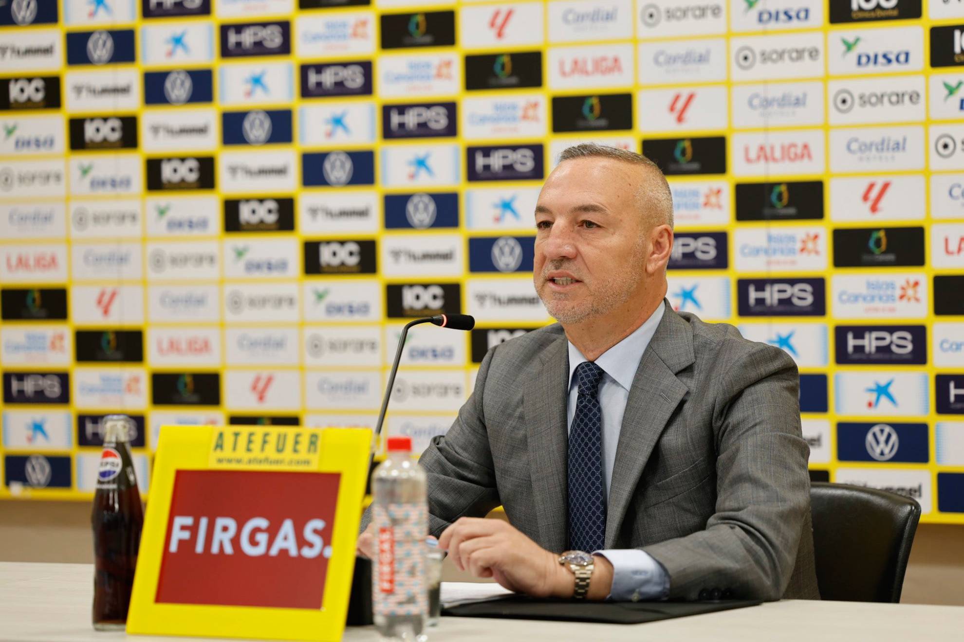 Miguel Ángel Ramírez en rueda de prensa.