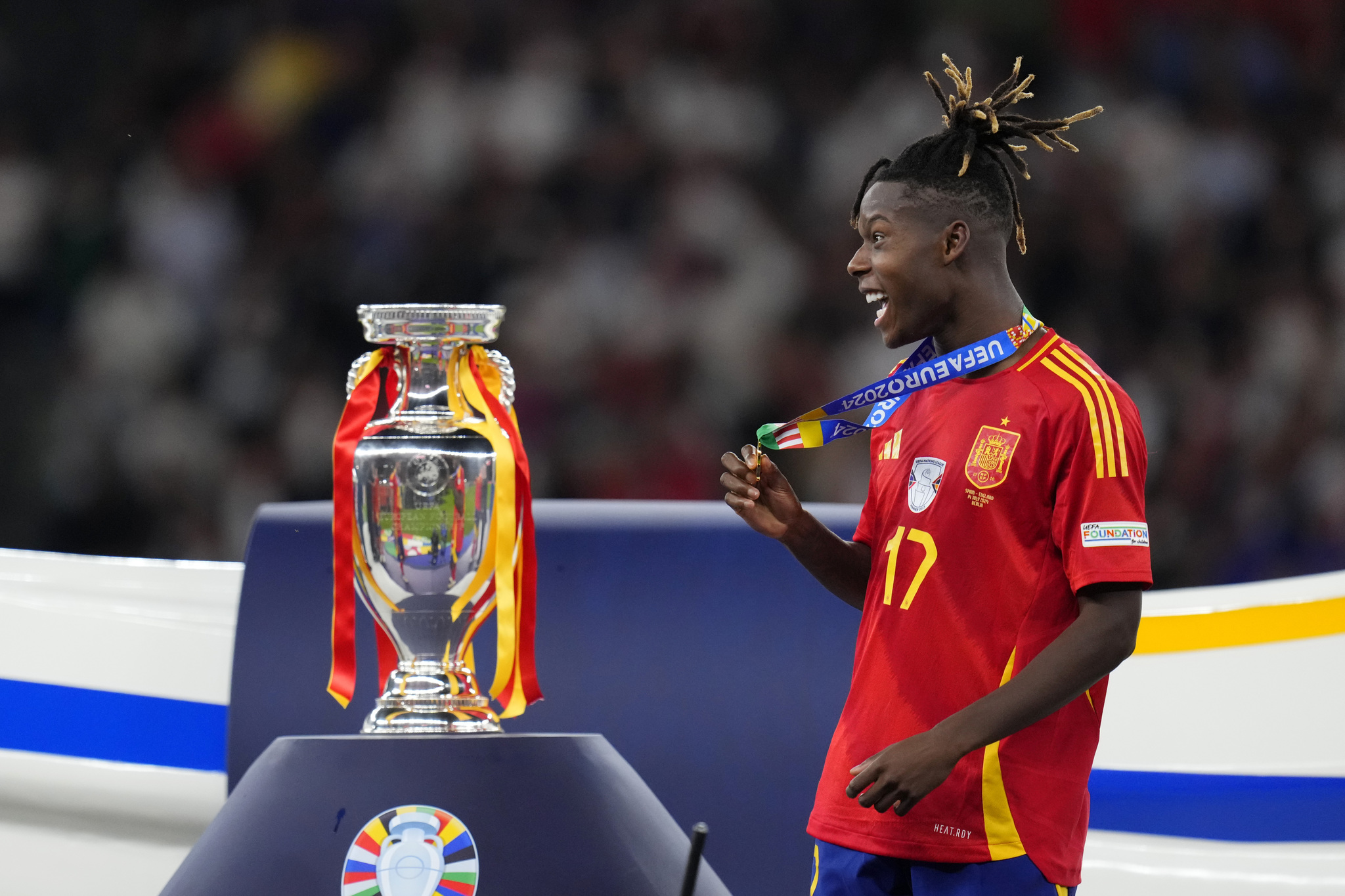 Nico, en la Eurocopa.