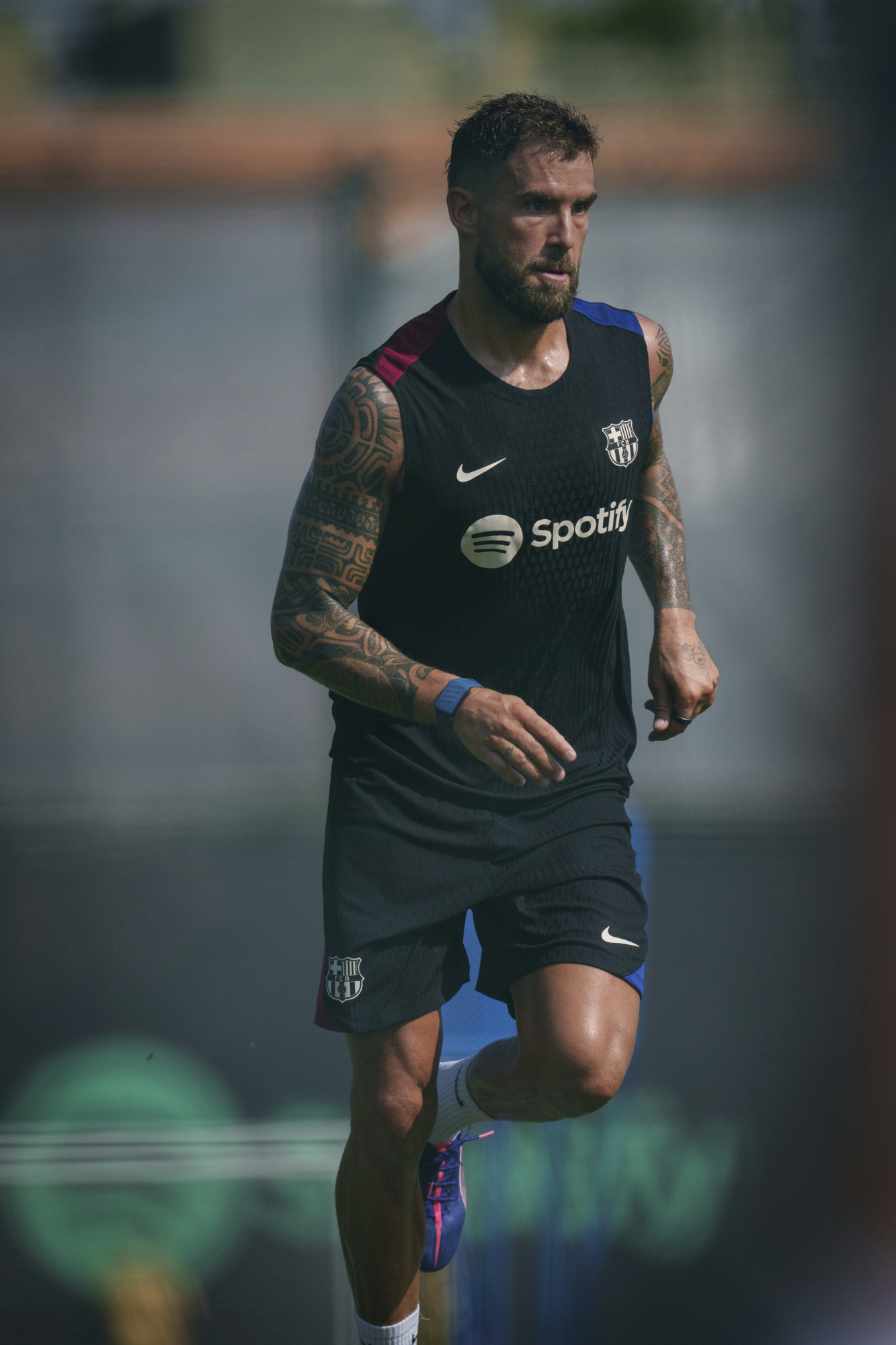 Íñigo Martínez, en un entrenamiento.