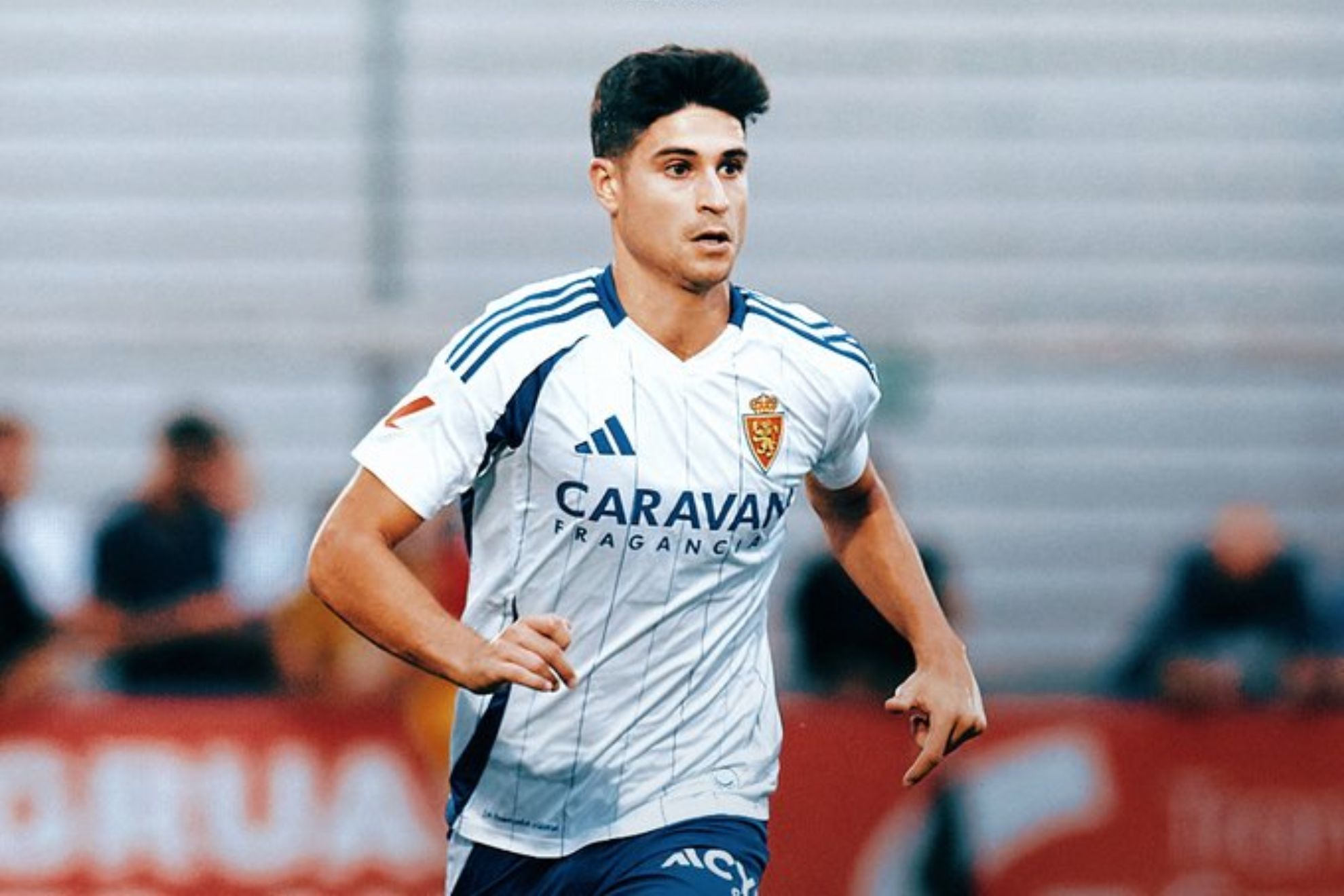 Jaume Grau, durante un partido con el Zaragoza