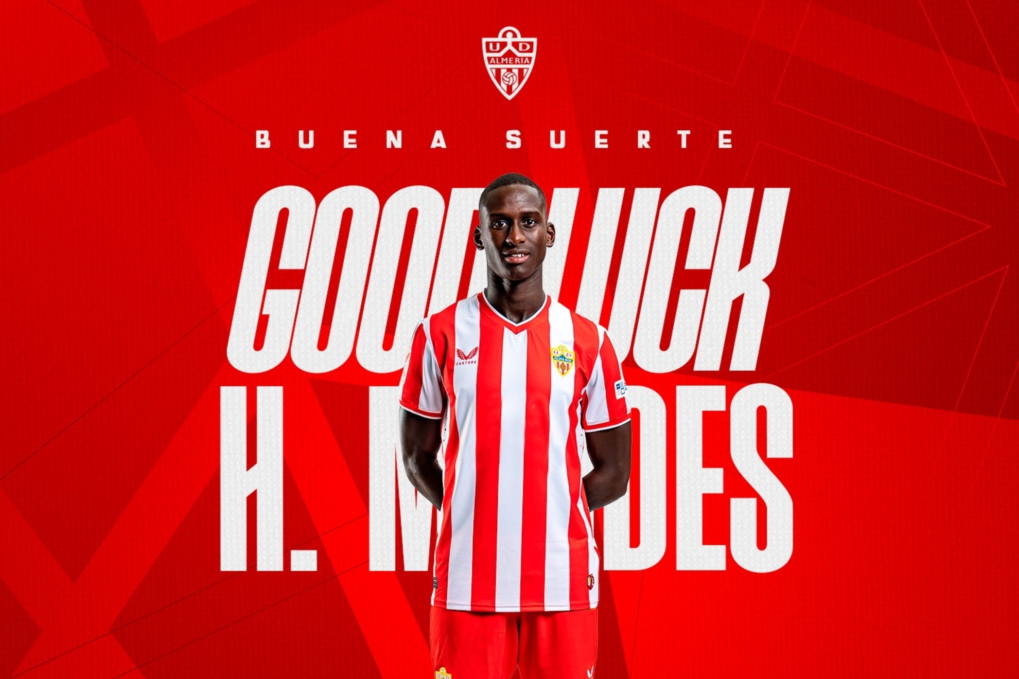 La imagen con la que el club ha despedido a Mendes.