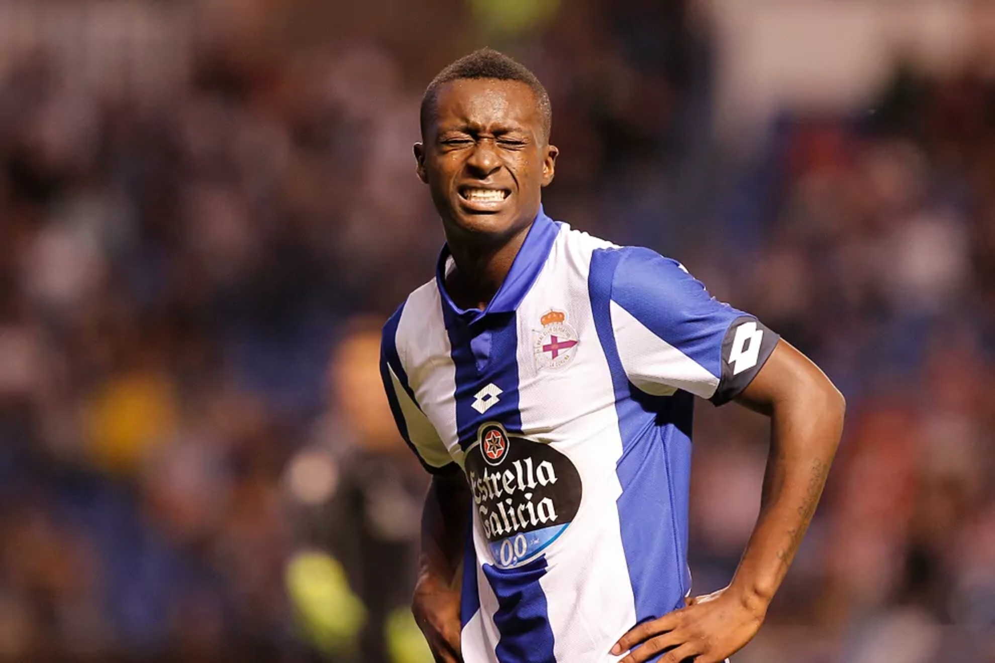 Marlos Moreno, durante su etapa en el Deportivo