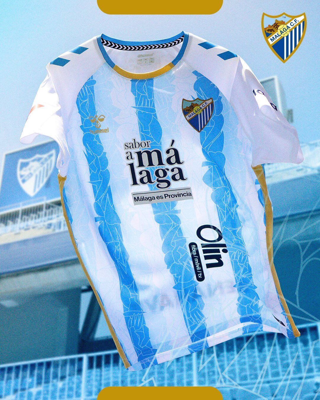 La primera equipación del Málaga