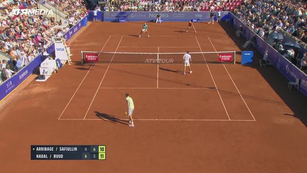 Nadal y Ruud sufren para lograr el pase a semifinales en dobles en Bastad