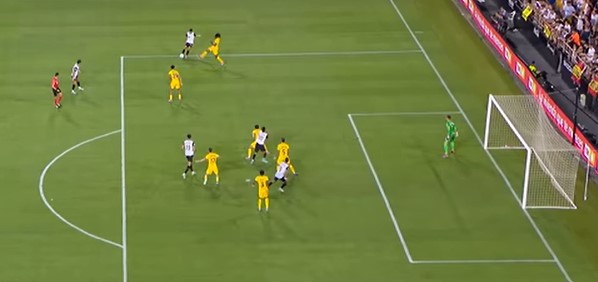 El gol del Valencia en Mestalla