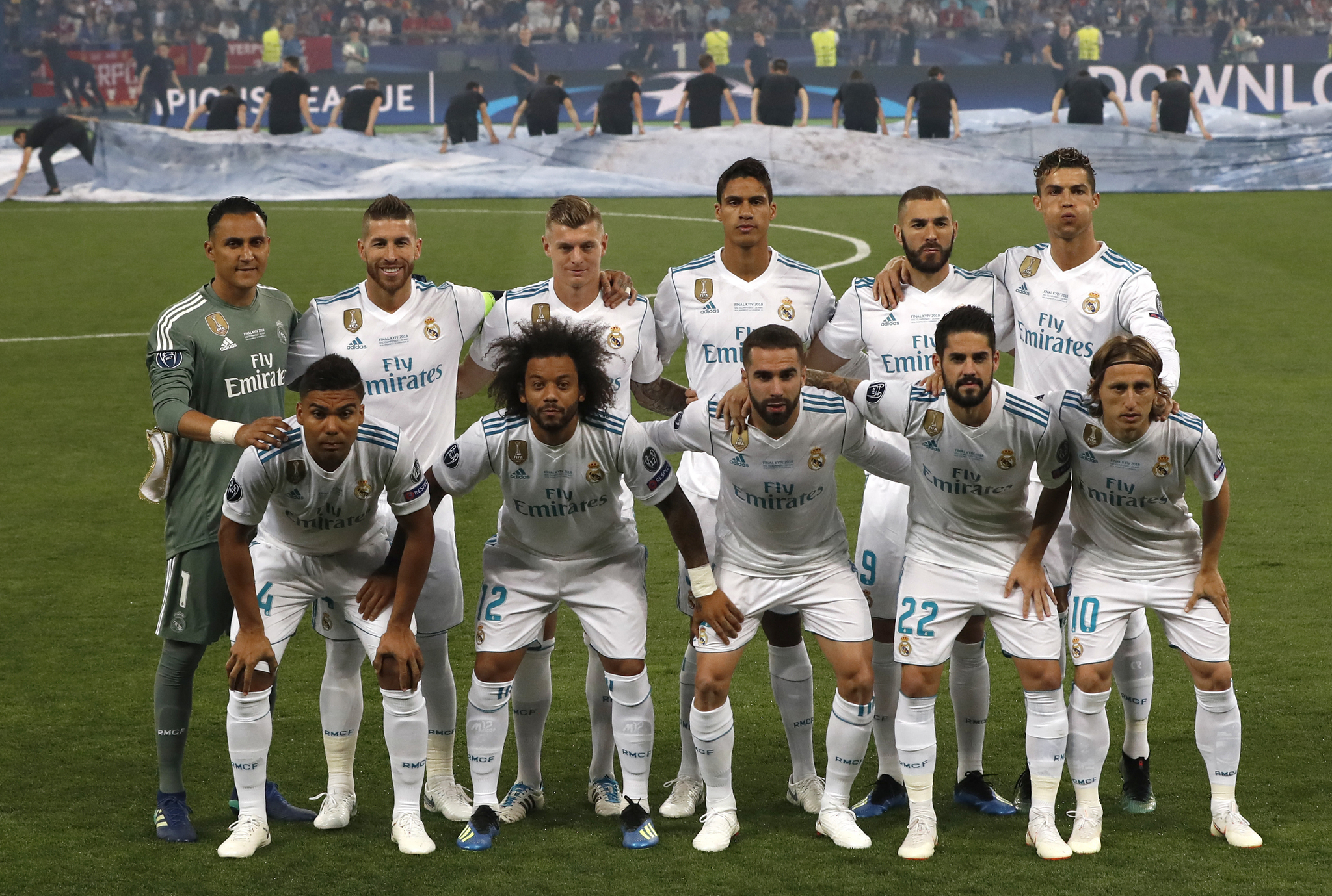 De ese equipo sólo permanecen Carvajal y Modric en la plantilla