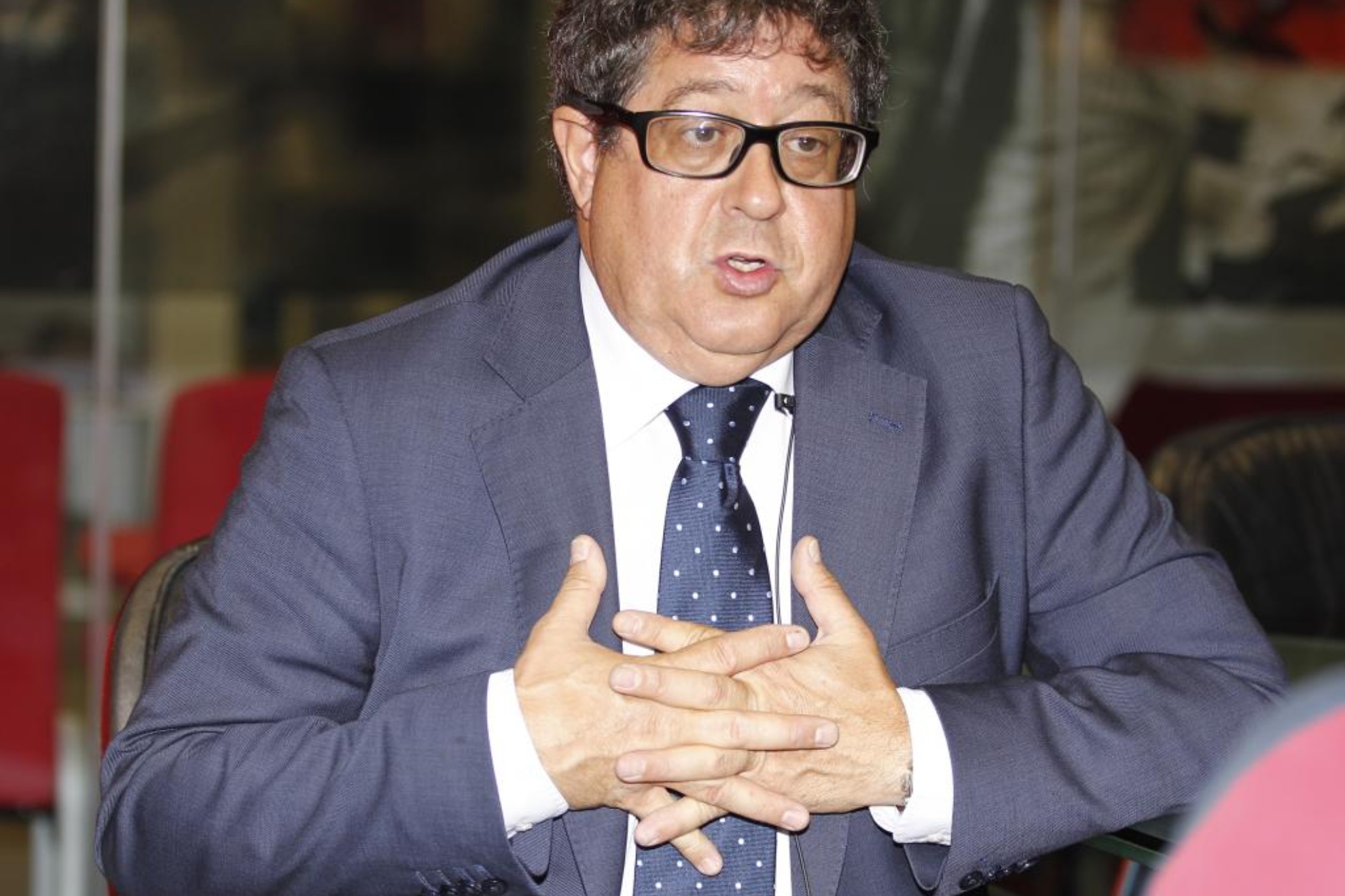José Luis Terreros, en una visita a MARCA