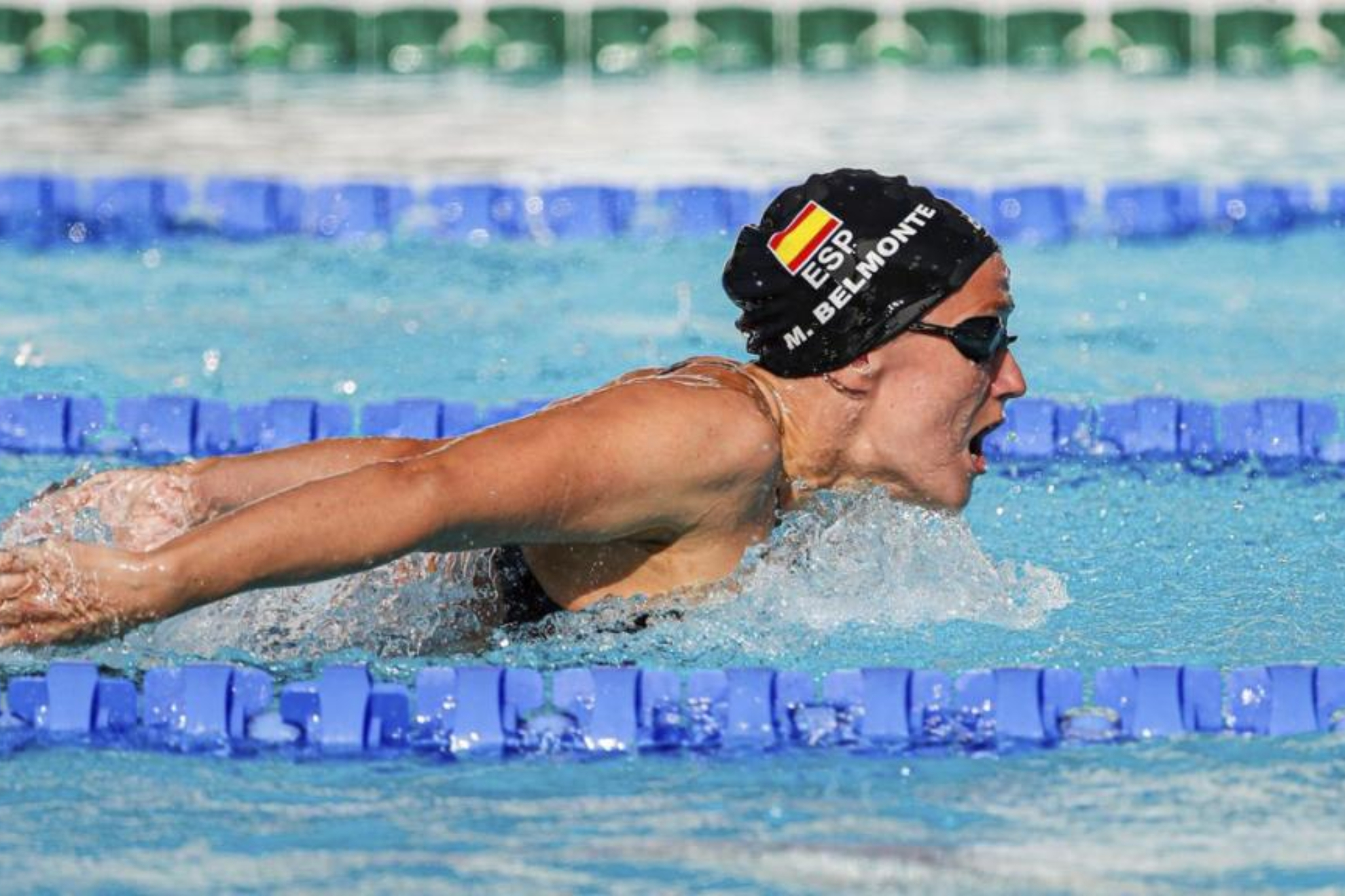 Mireia Belmonte, en una competición.