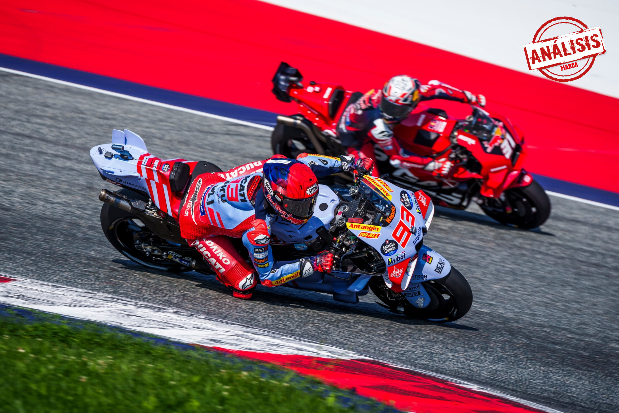 Marc Márquez adelanta a Pedro Acosta en Austria.