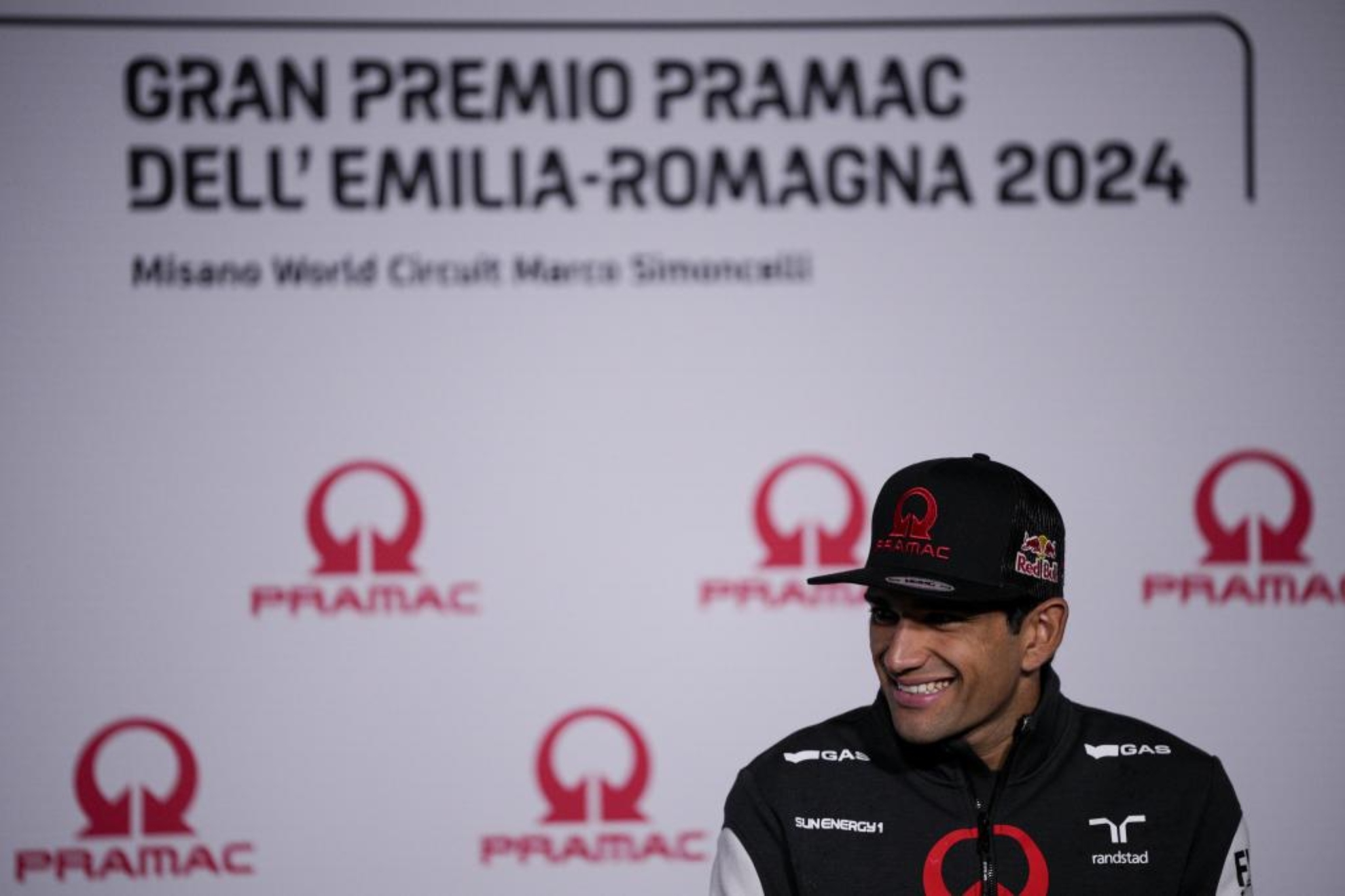 Jorge Martín, hoy en Misano.