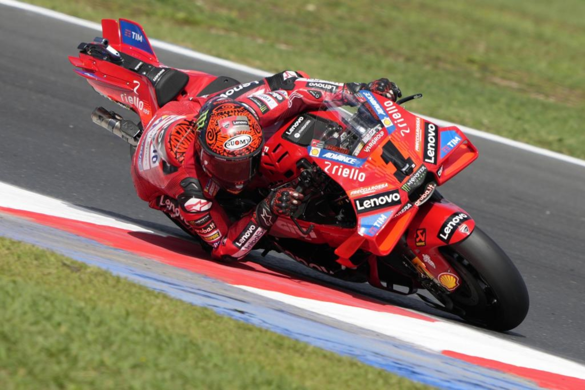 Pecco Bagnaia, hoy en Misano.