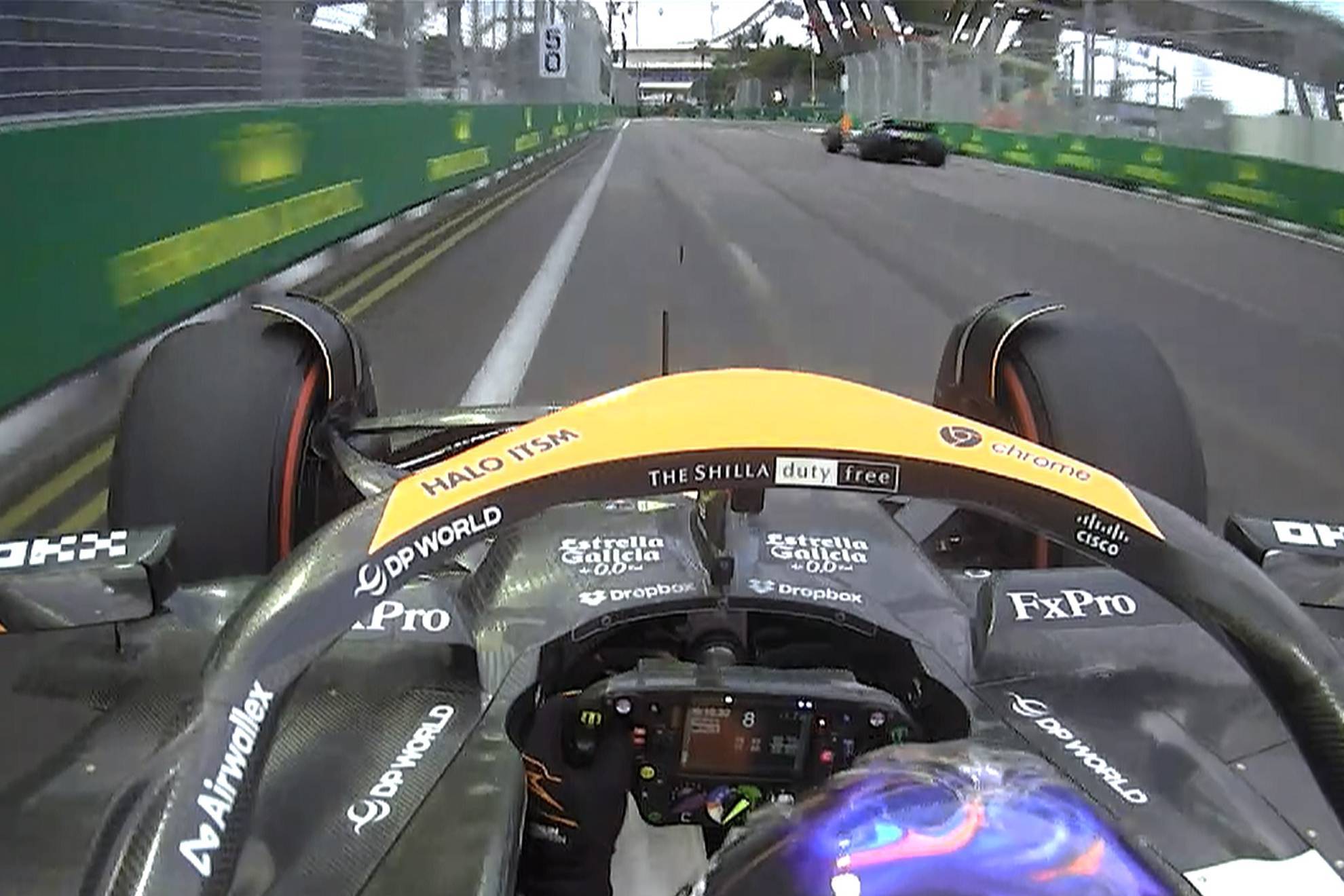 Norris, en los Libres 3 de Singapur.