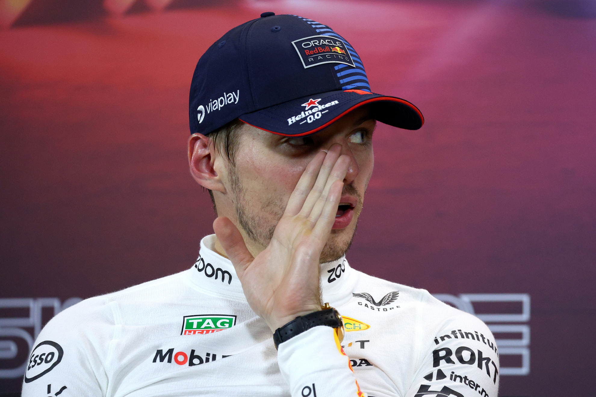 Max Verstappen en la rueda de prensa de hoy