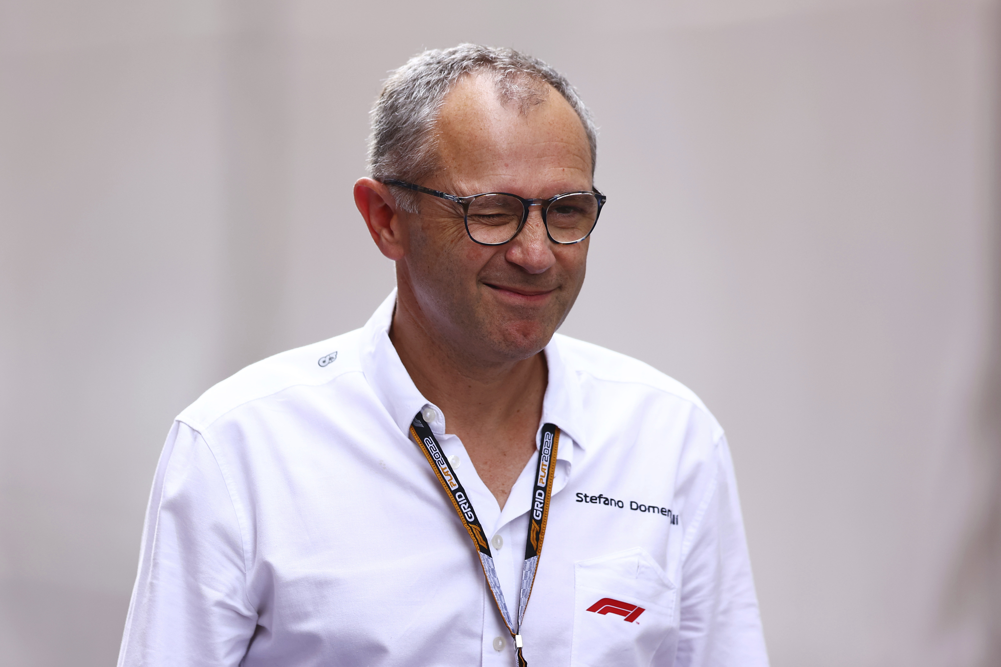 Stefano Domenicali sonriendo