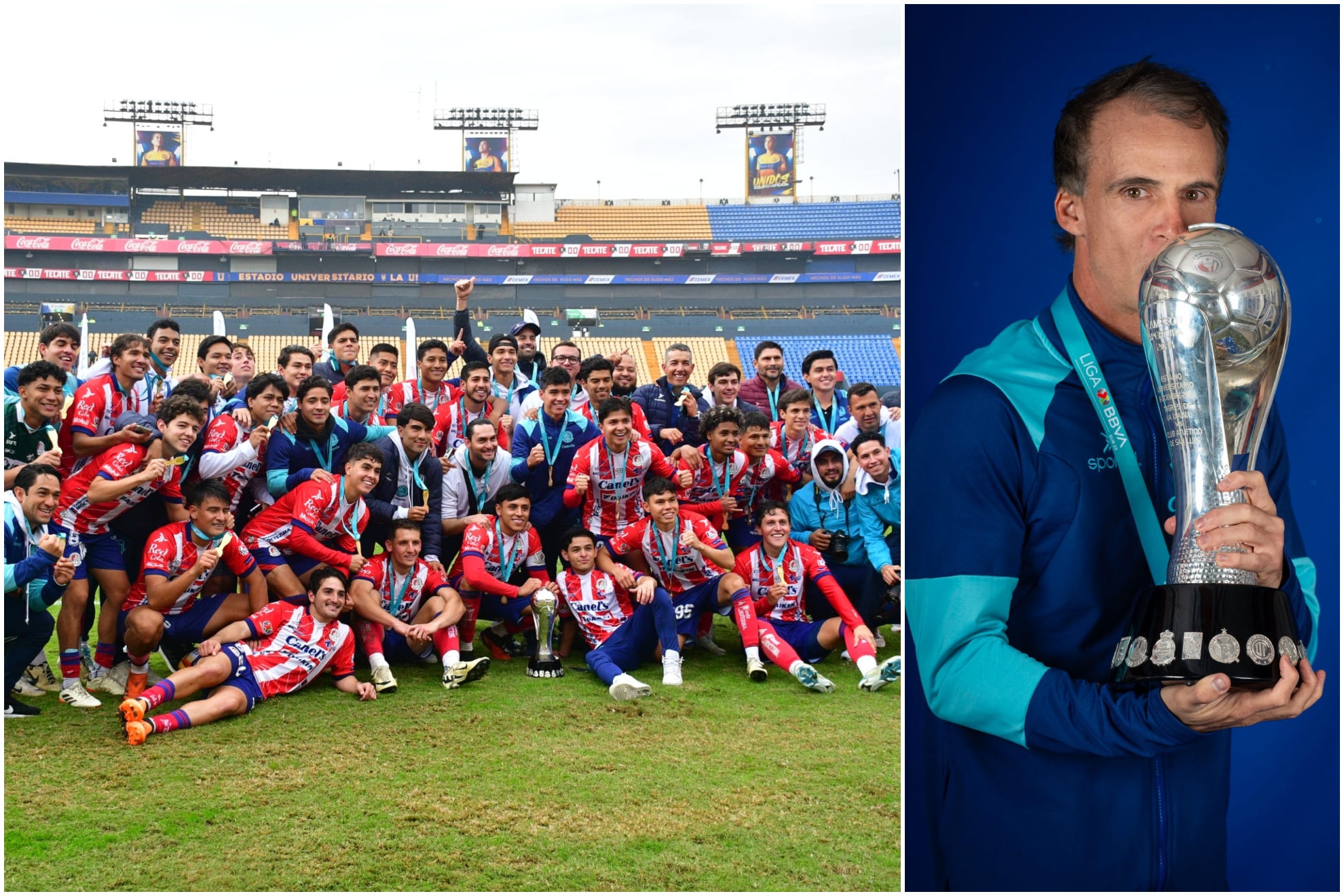 El español Jesús Marco hace campeón al Atlético de San Luis sub-23