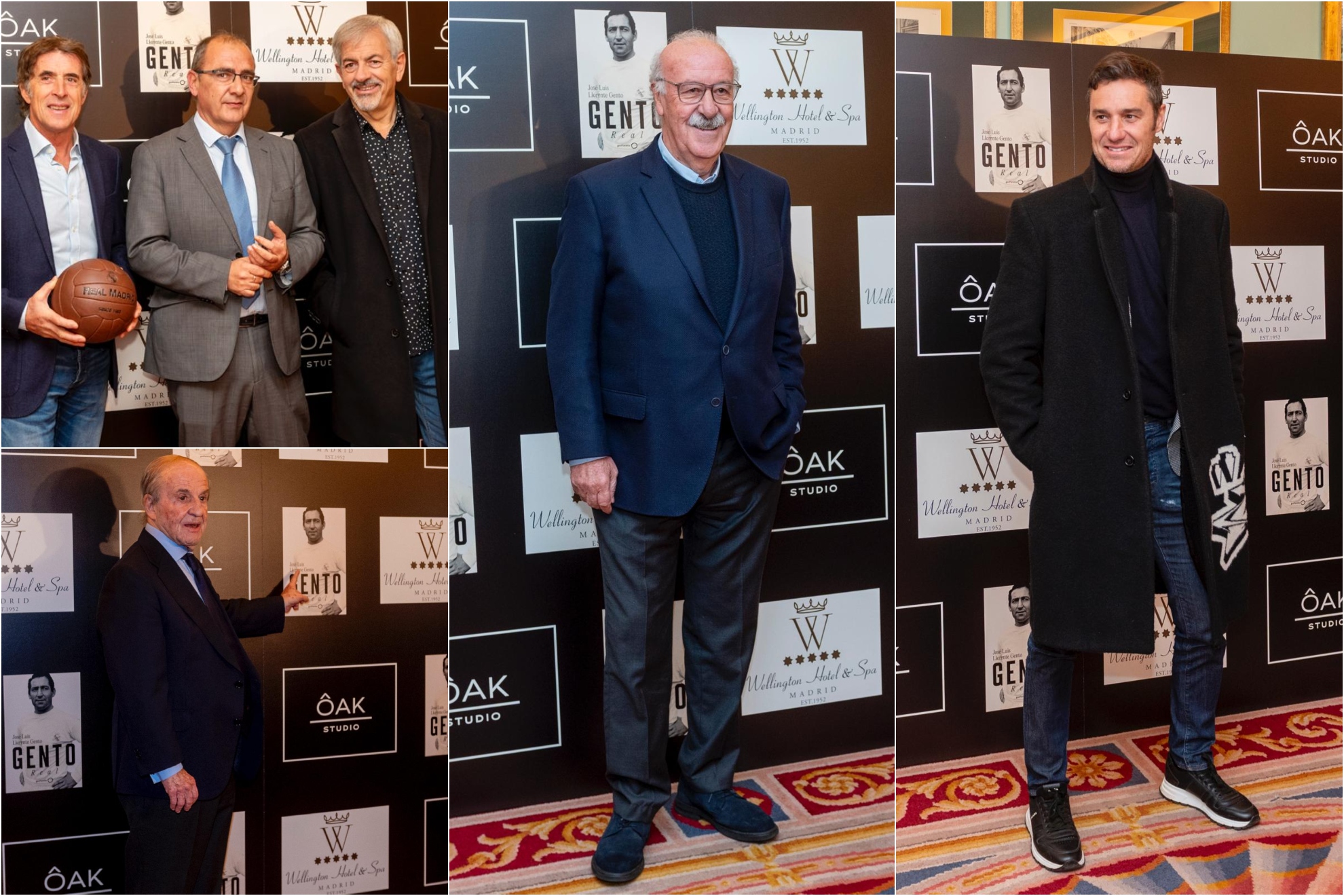 Jesús Álvarez, Juan Ignacio Gallardo (Director de MARCA), Carlos Sobera, José María García, Vicente del Bosque e Iván Helguera.