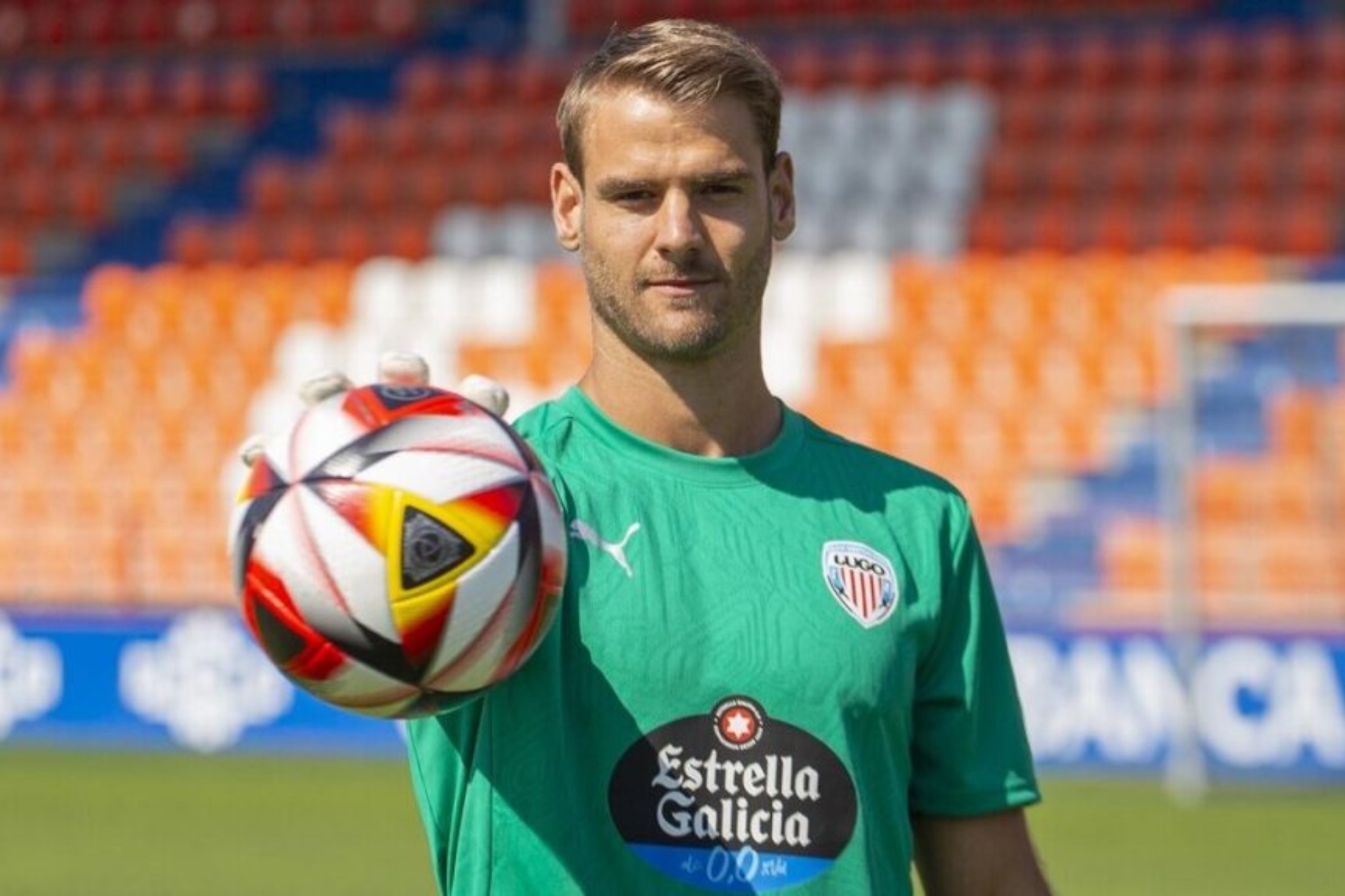 Marcos Lavín, portero del CD Lugo