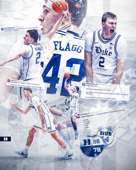 Cooper Flagg (Duke) es "the great white hope" of the NBA