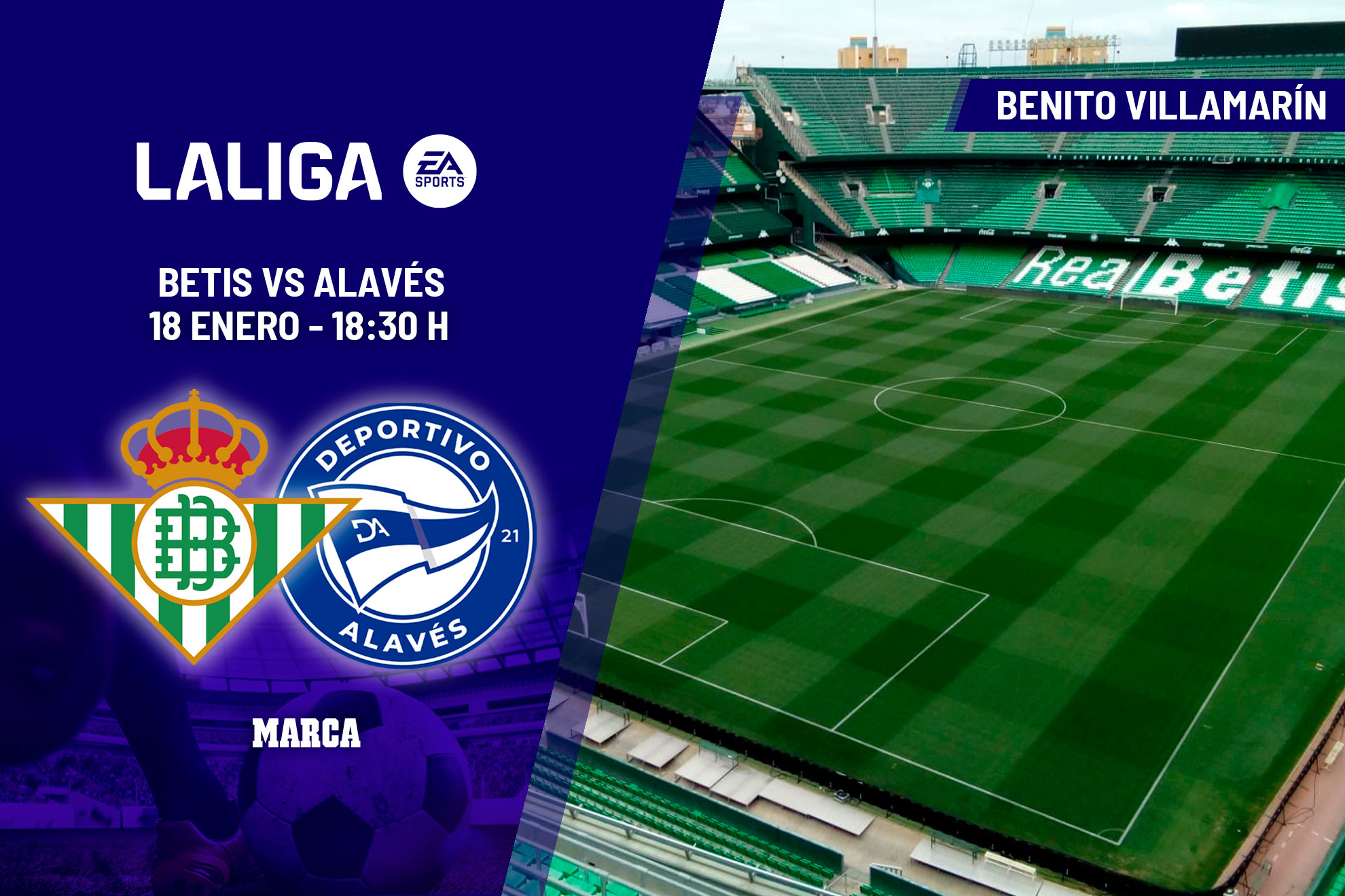 Betis - Alavés: horario y dónde ver en TV el partido de LaLiga EA Sports