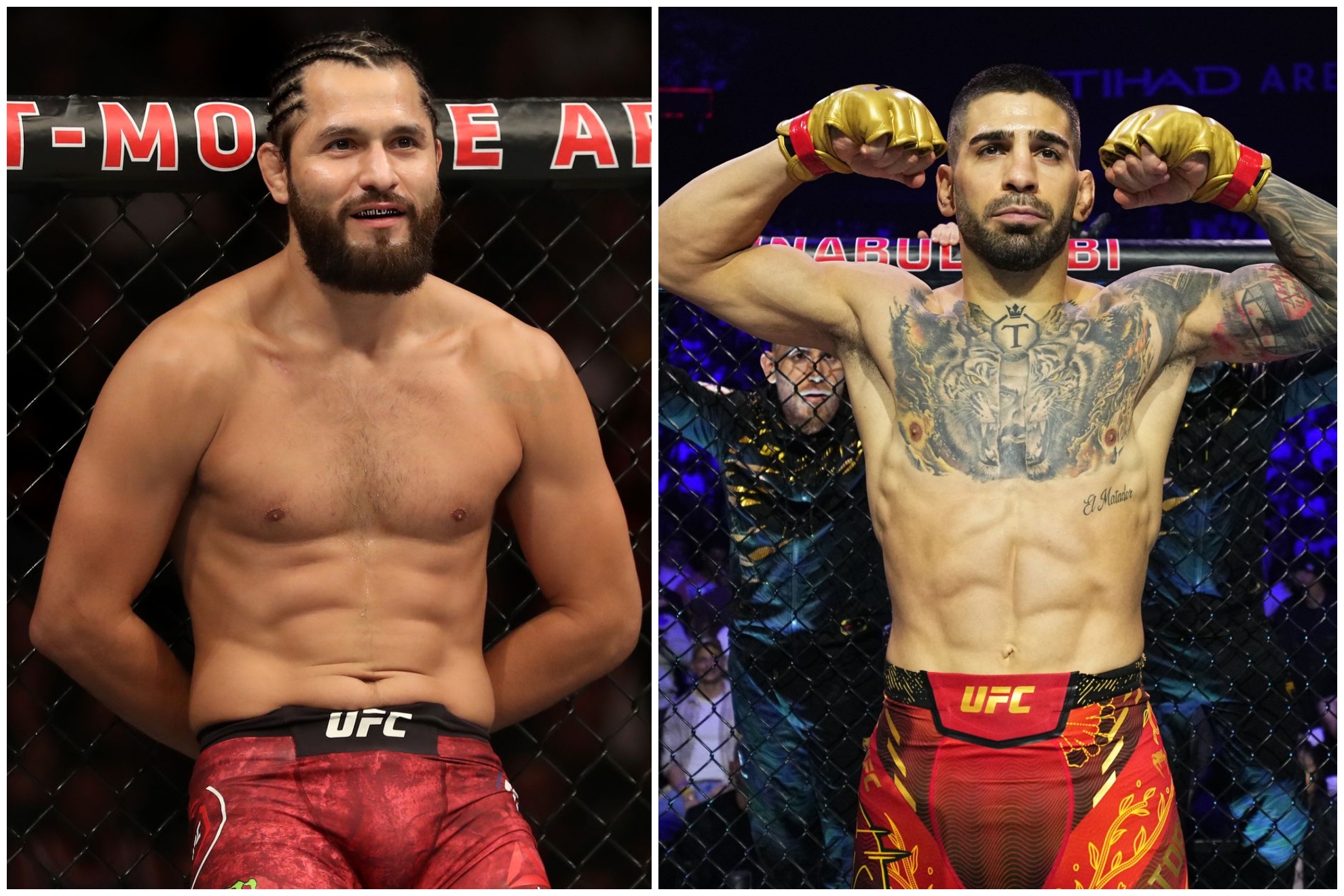 En el montaje, Jorge Masvidal e Ilia Topuria. UFC.