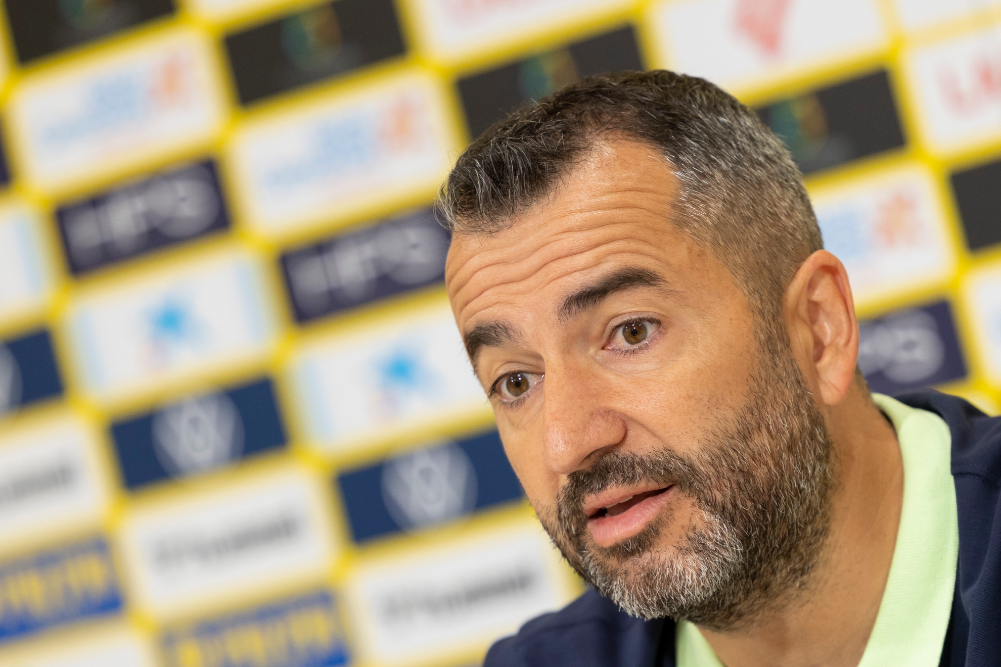 Diego Martínez, durante una rueda de prensa