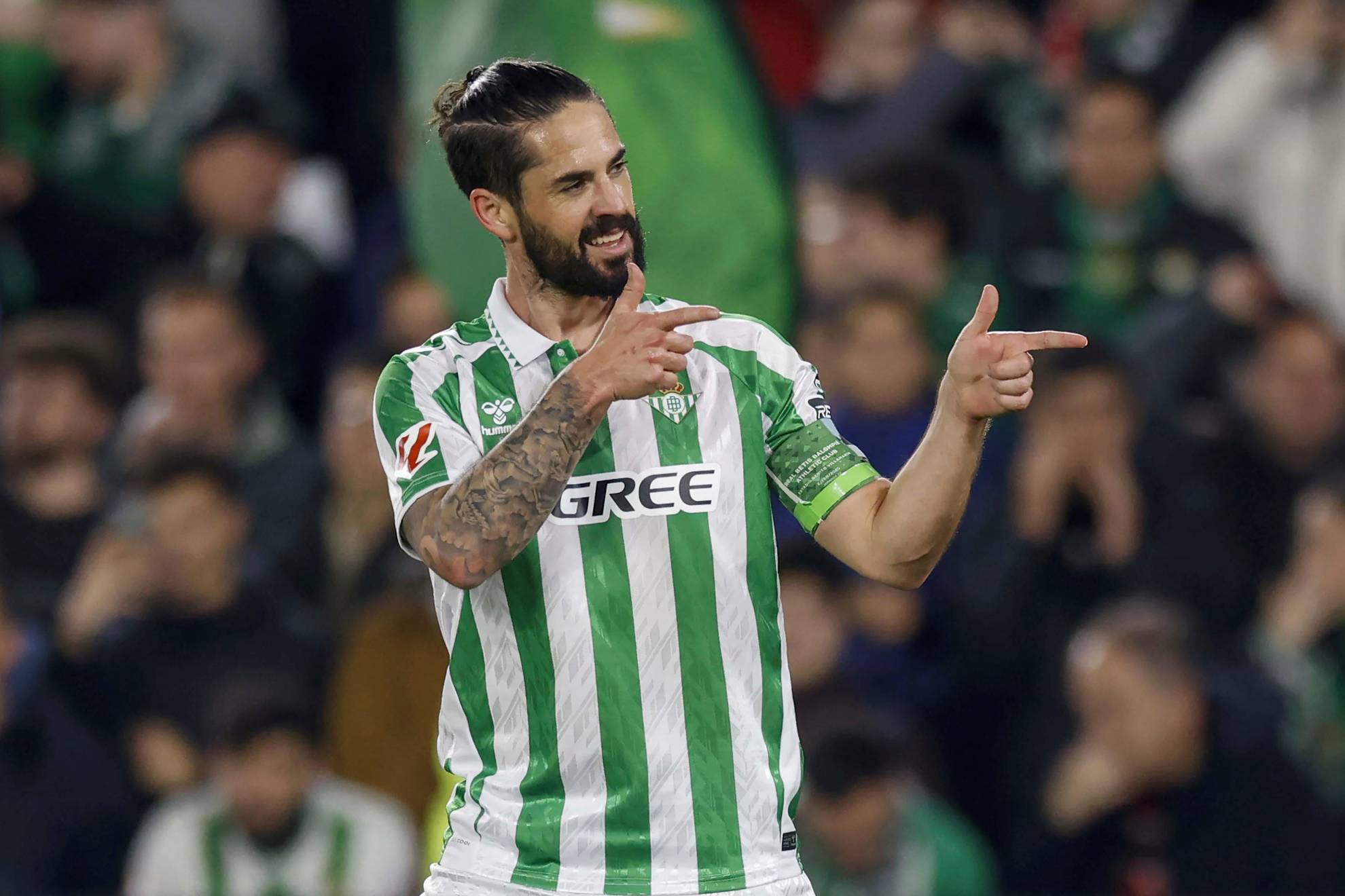 Isco celebrando un gol