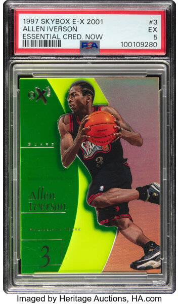 Venden un cromo ultra raro de Allen Iverson por un cifra récord