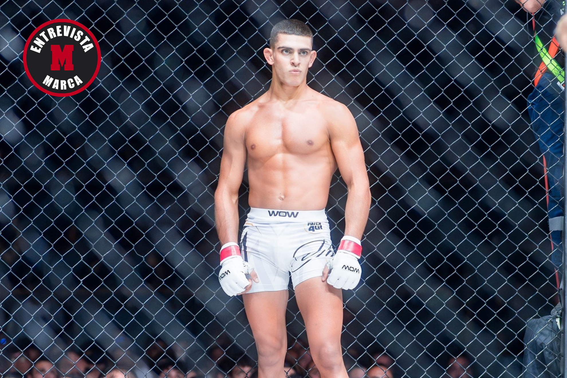 Yaman 'El Diamante', en un combate en WOW. FACEBOOK.