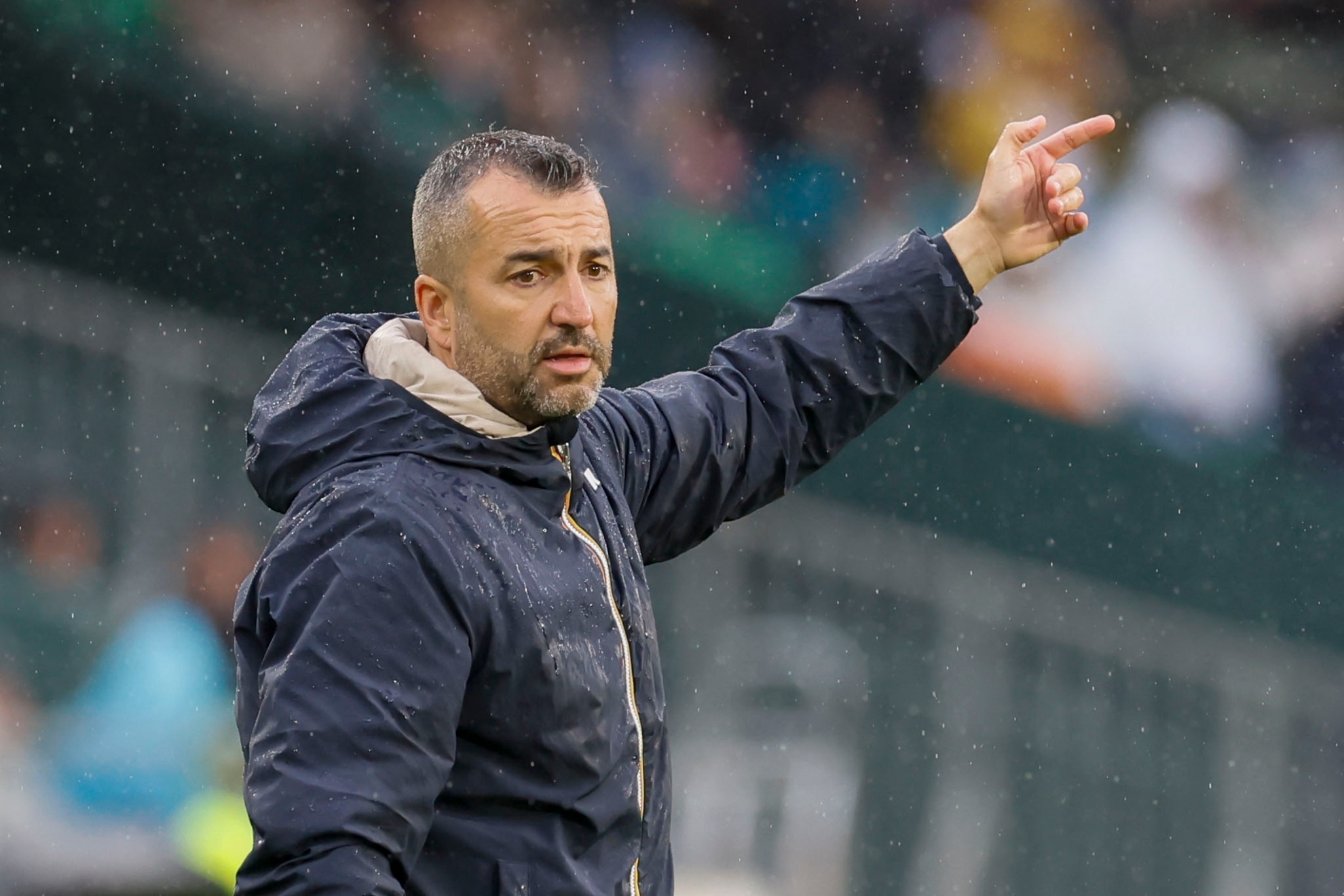 Diego Martínez, durante un partido con Las Palmas.