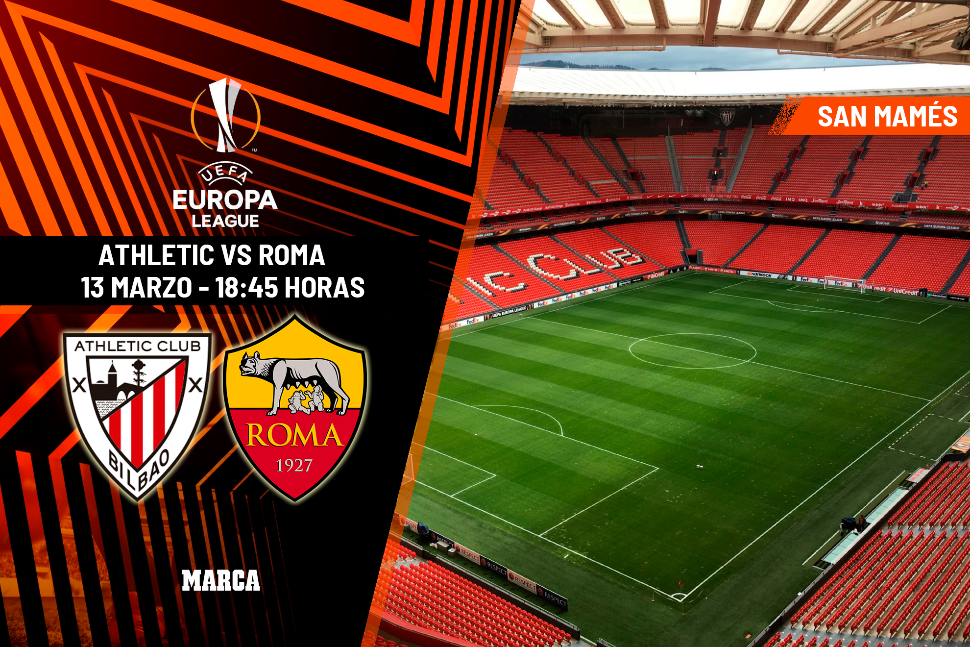 Athletic - Roma: a qué hora y dónde ver hoy en TV el partido de la ...