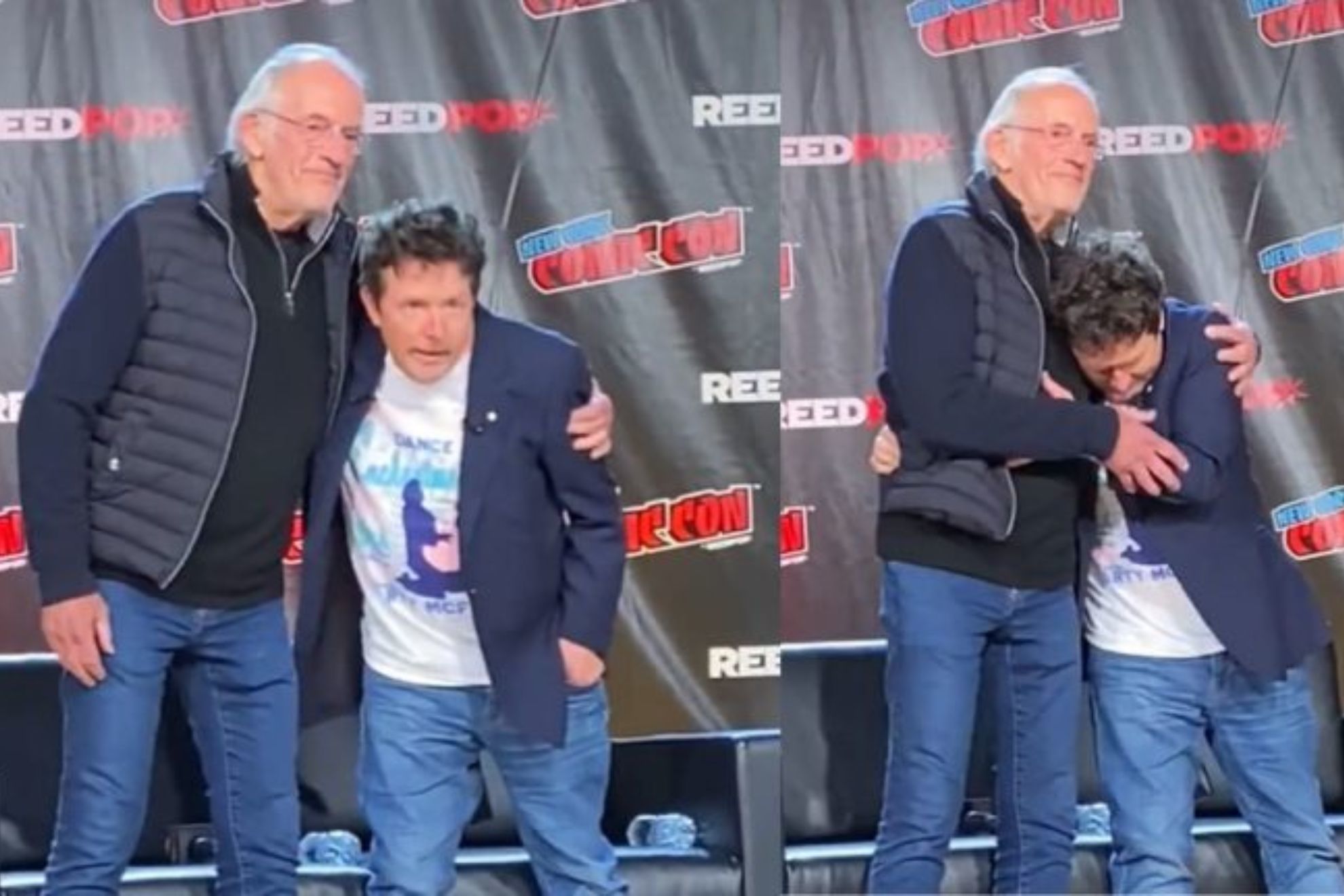 Michael J. Fox y su delicado estado de salud tras su reencuentro con  Christopher Lloyd, 37 años después de 'Regreso al Futuro', image size:1980x1320