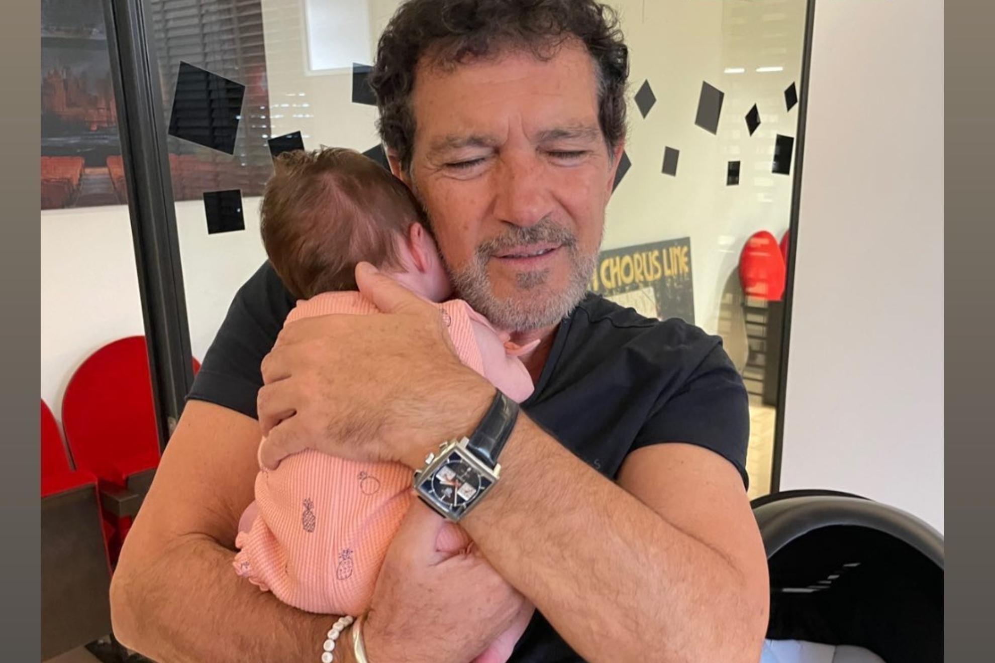 Stella del Carmen, con su padre Hollywood Films Awards, image size:1980x1320